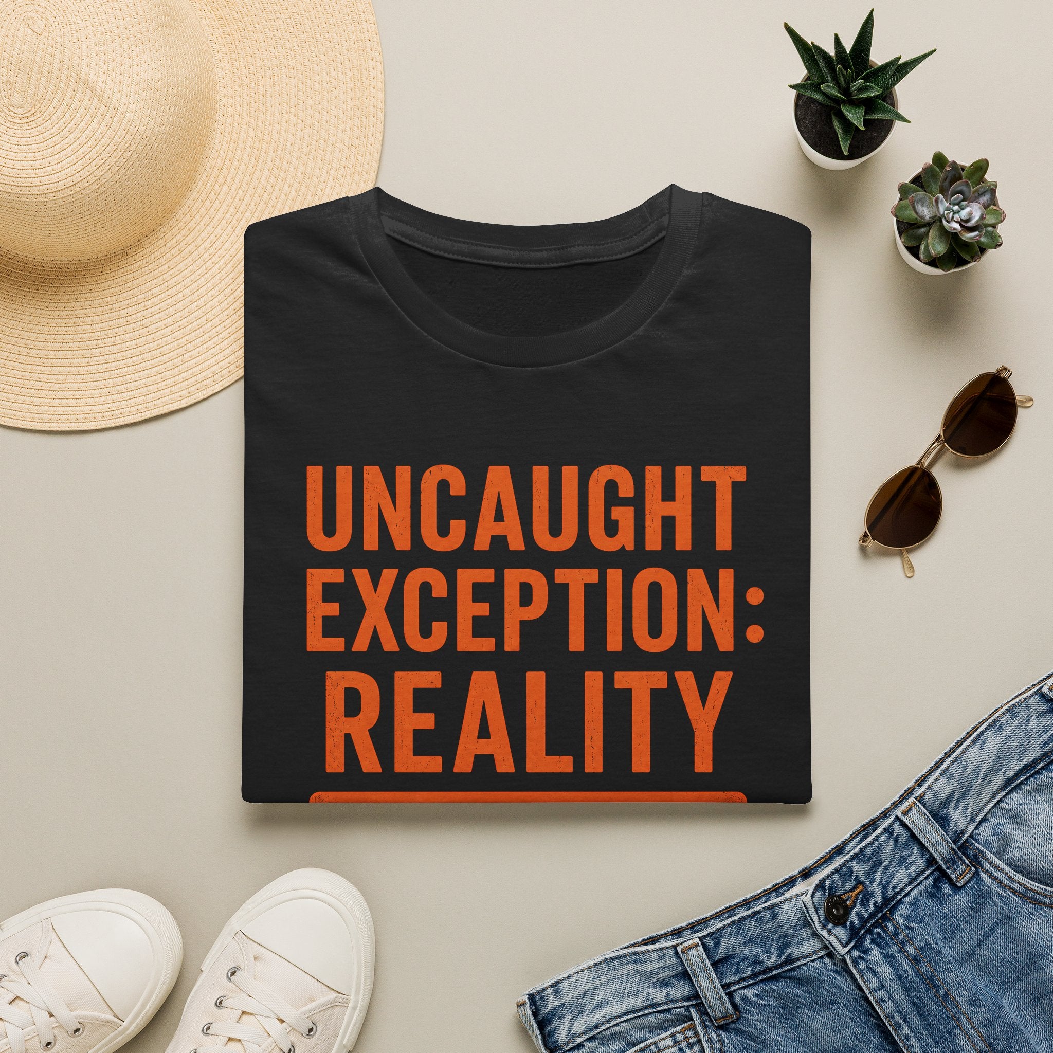 Uncaught Exception - Reality T-Shirt