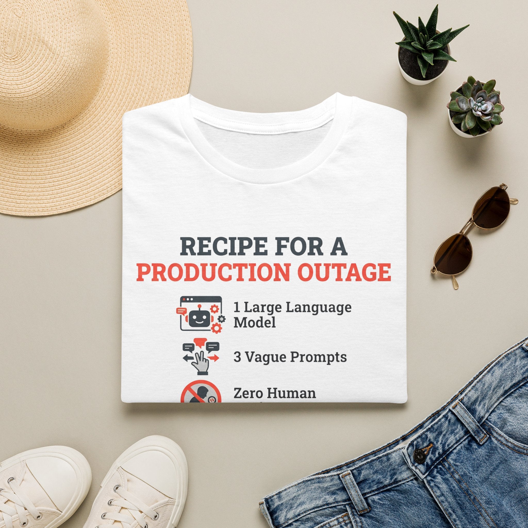 Recipe for a production outage T-Shirt