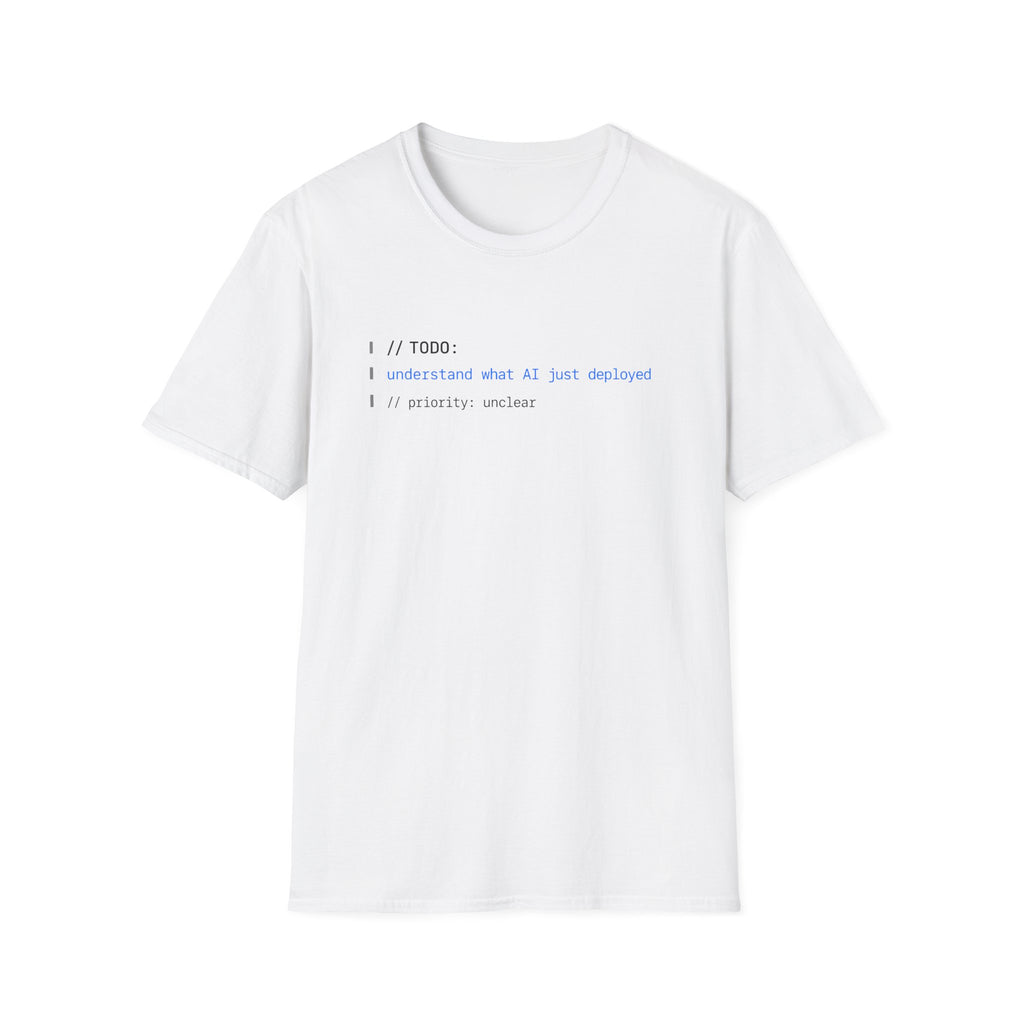 TODO - understand what AI just deployed T-Shirt