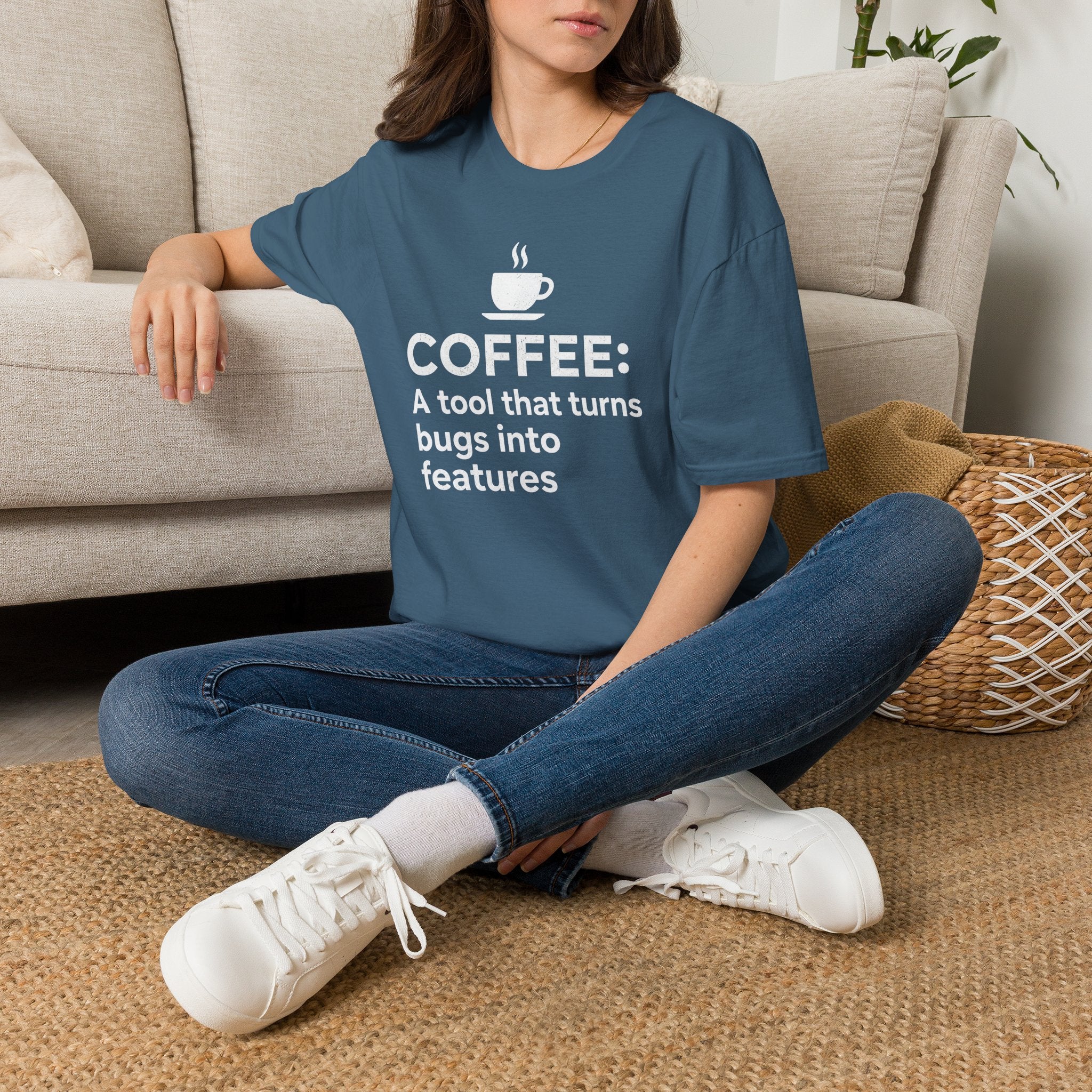 Coffee: a tool that turns bugs into features T-Shirt