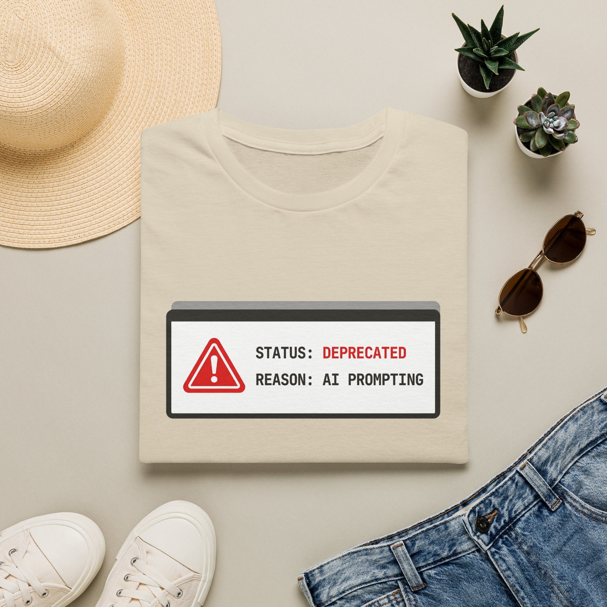Deprecated Reason AI Prompting T-Shirt