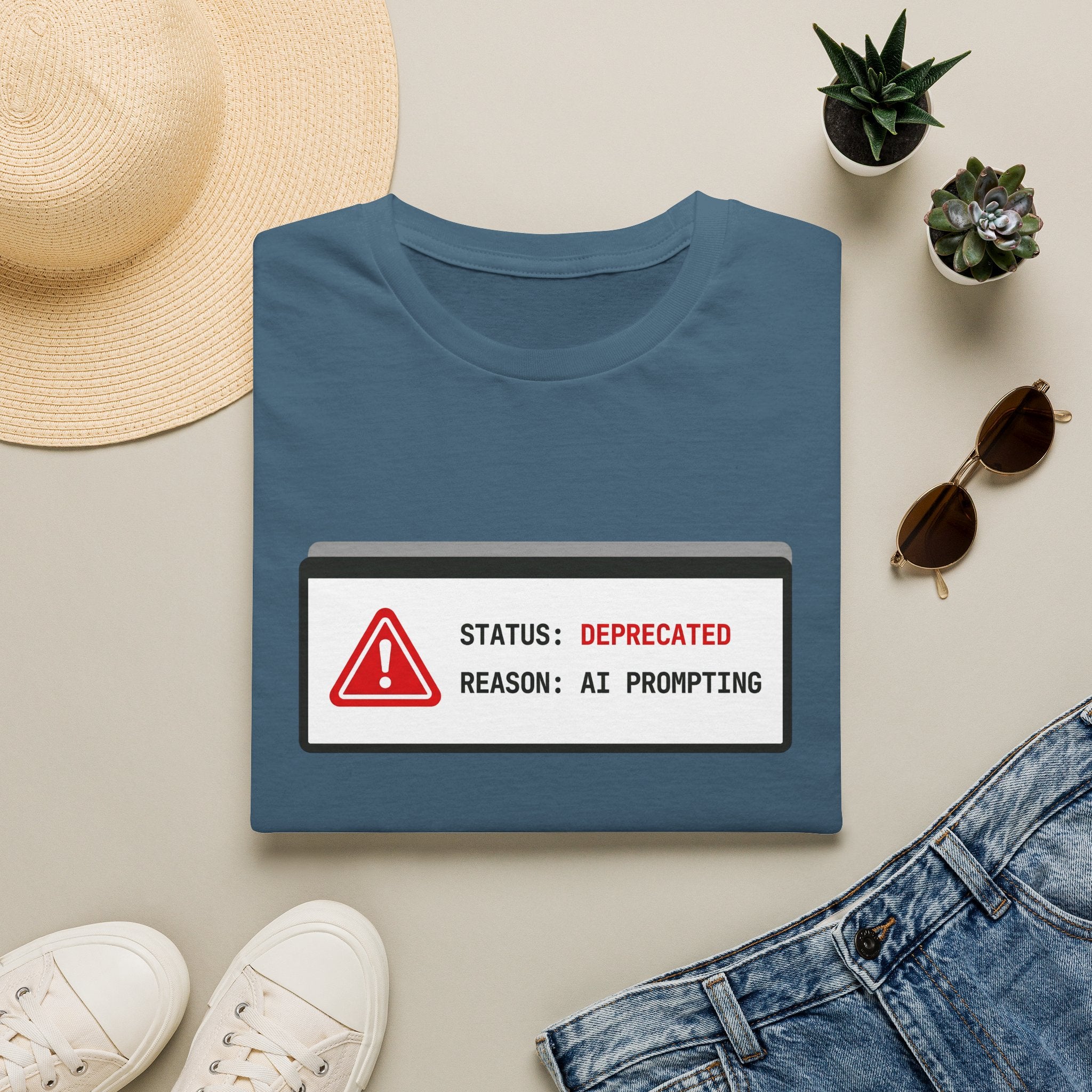 Deprecated Reason AI Prompting T-Shirt