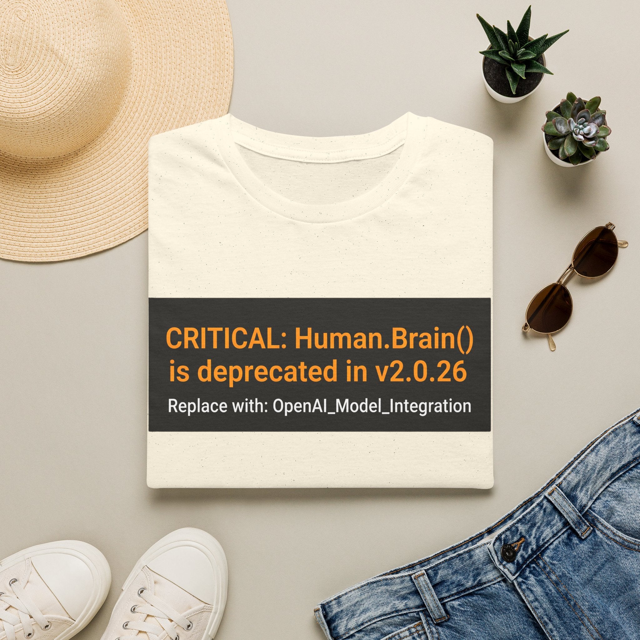 CRITICAL Human.Brain() is deprecated T-Shirt