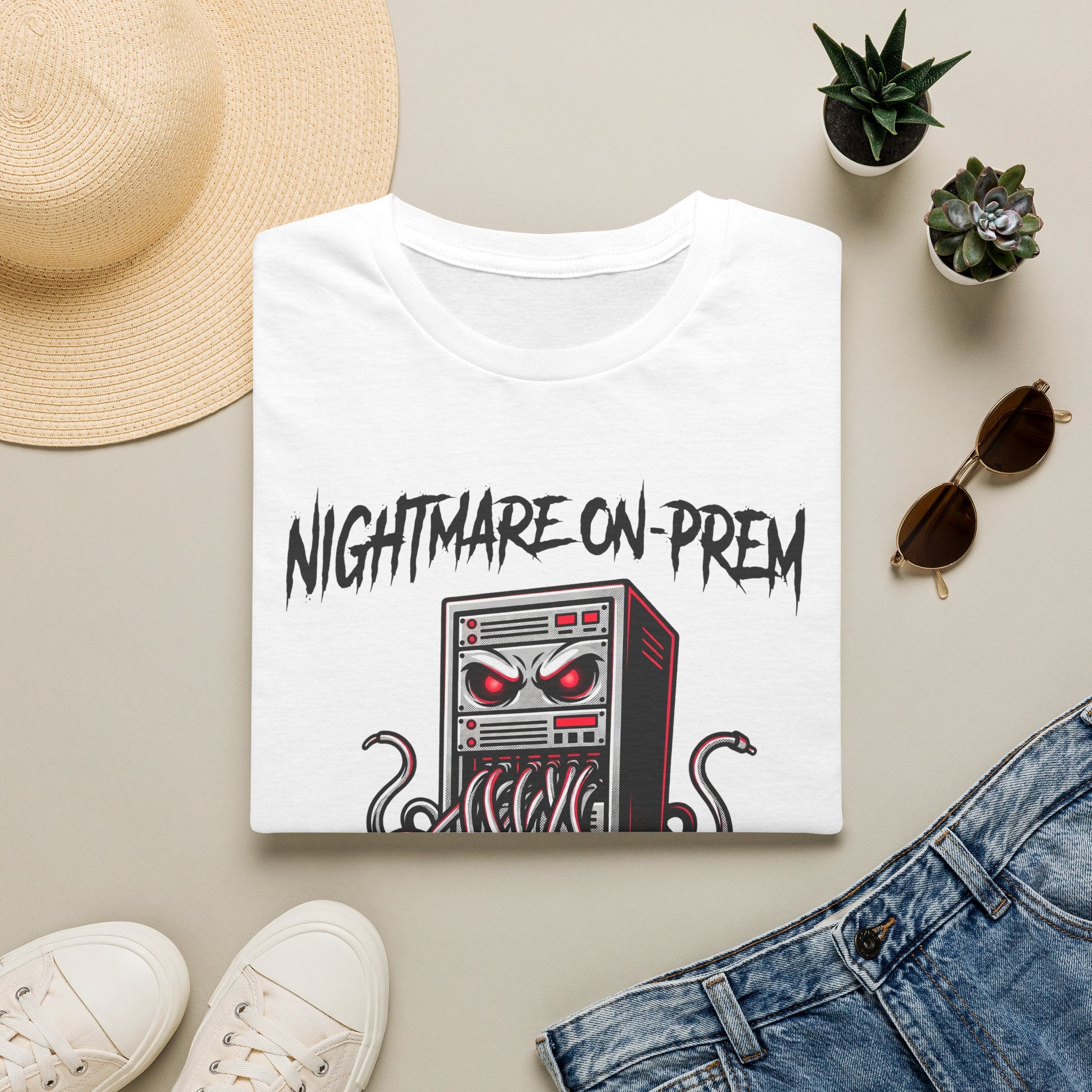 Nightmare On-Prem Where Uptime Goes To Die T-Shirt