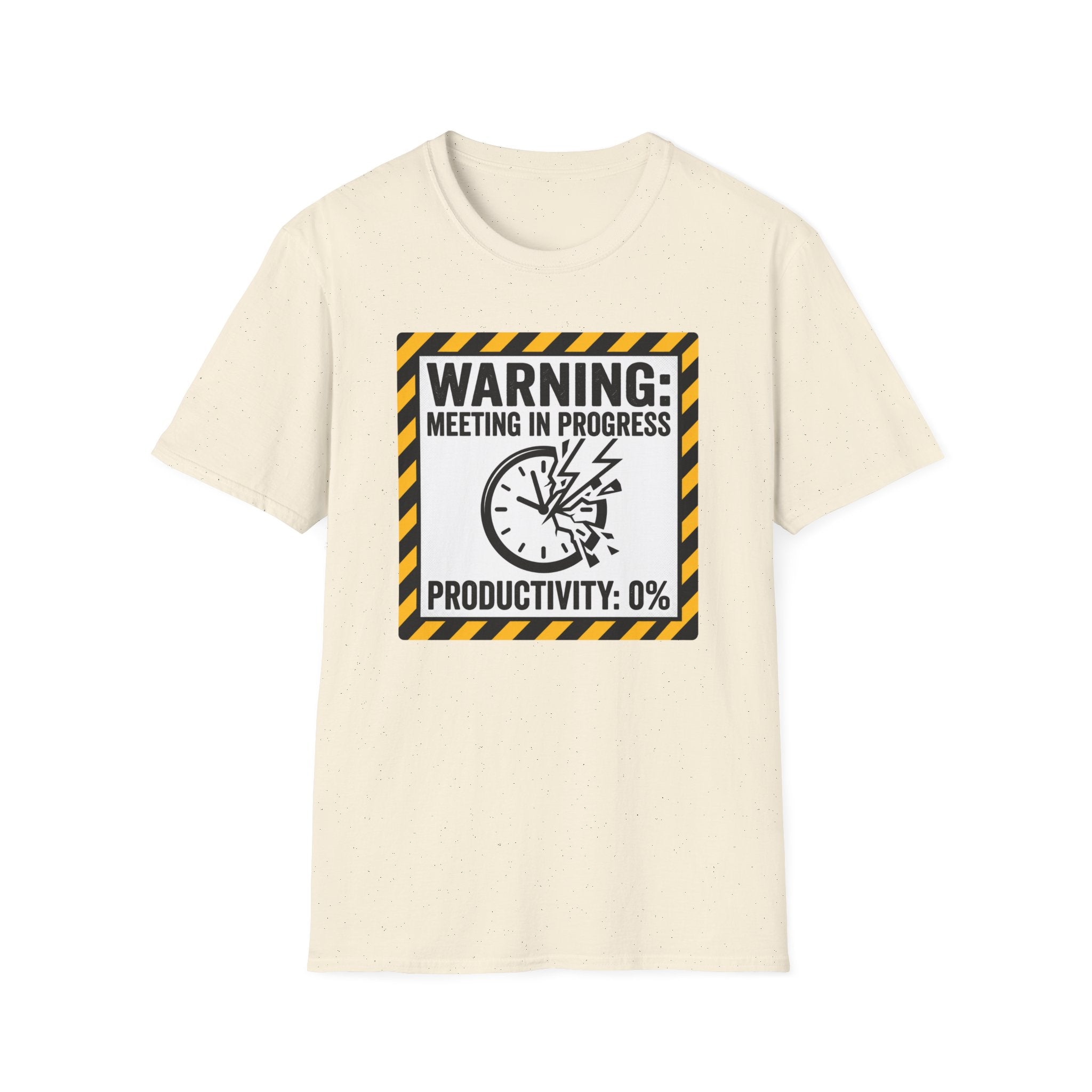 Warning: meeting in progress, productivity 0% T-Shirt