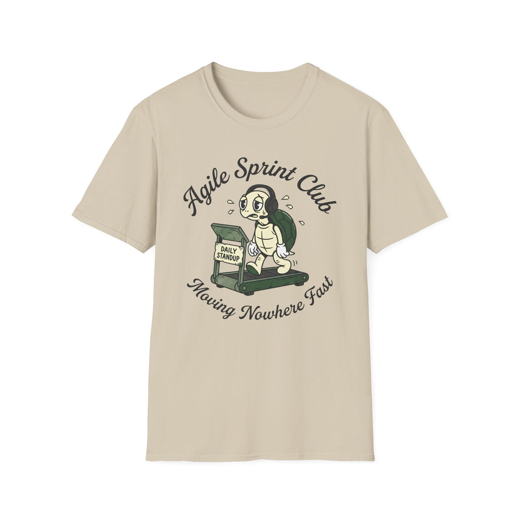 Agile Sprint Club, Moving Nowhere Fast v02 T-Shirt