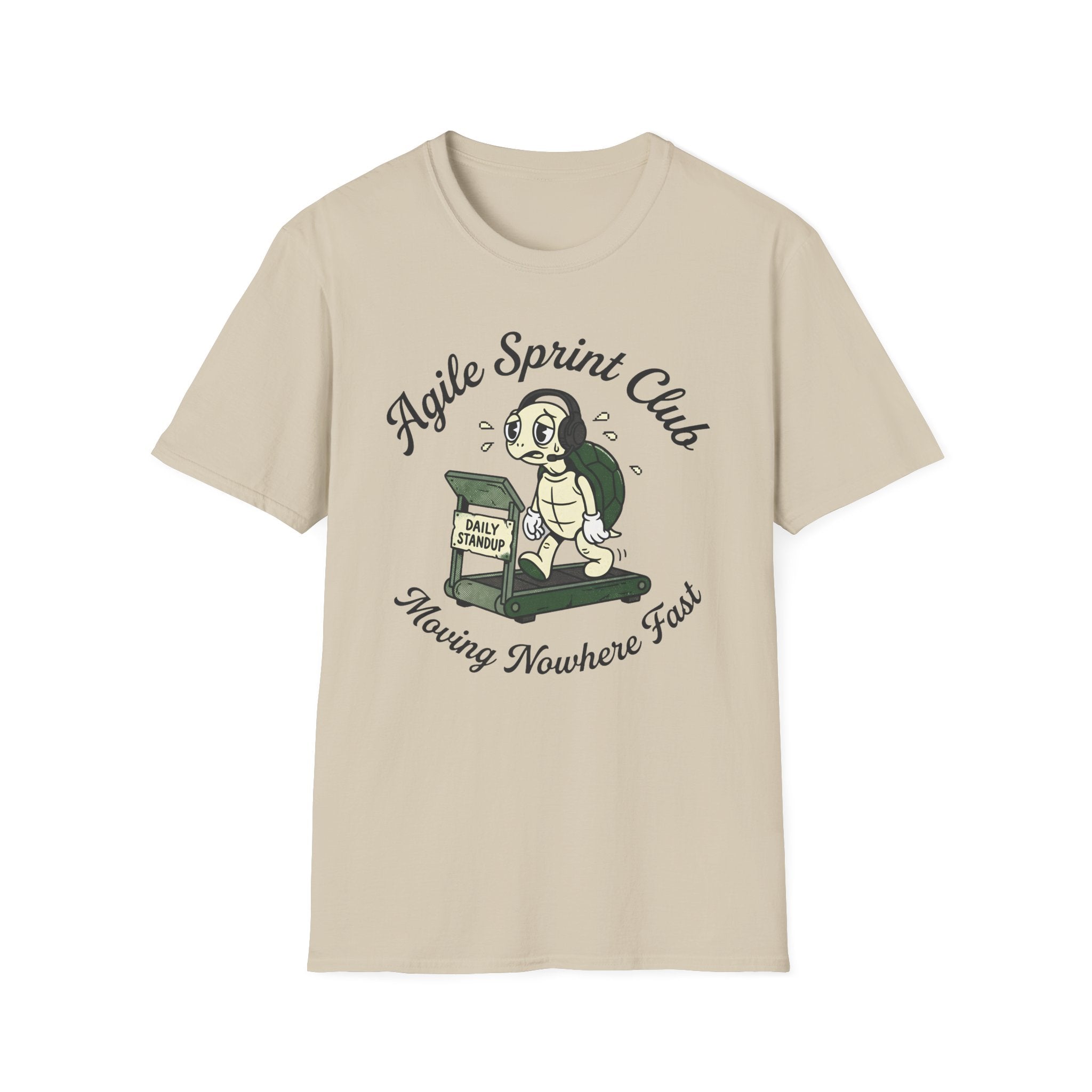 Agile Sprint Club, Moving Nowhere Fast v02 T-Shirt