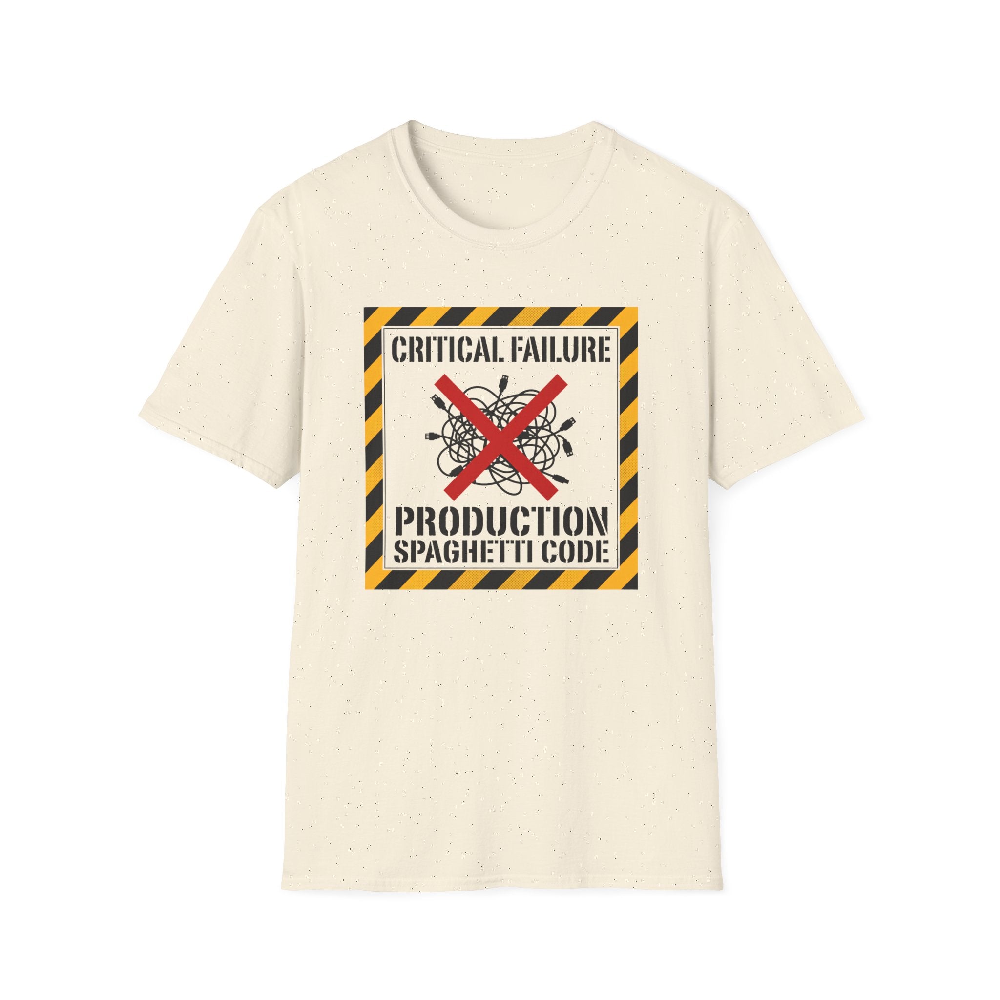 Critical Failure Production Spaghetti Code T-Shirt