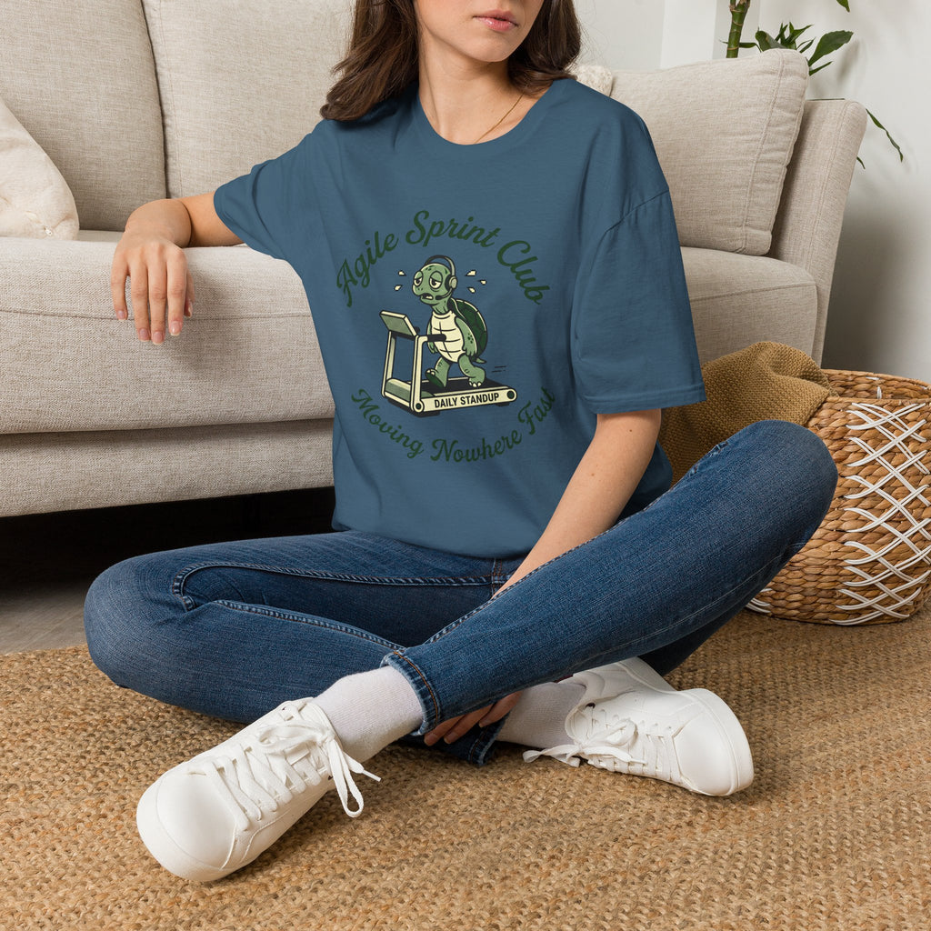 Agile Sprint Club, Moving Nowhere Fast v01 T-Shirt