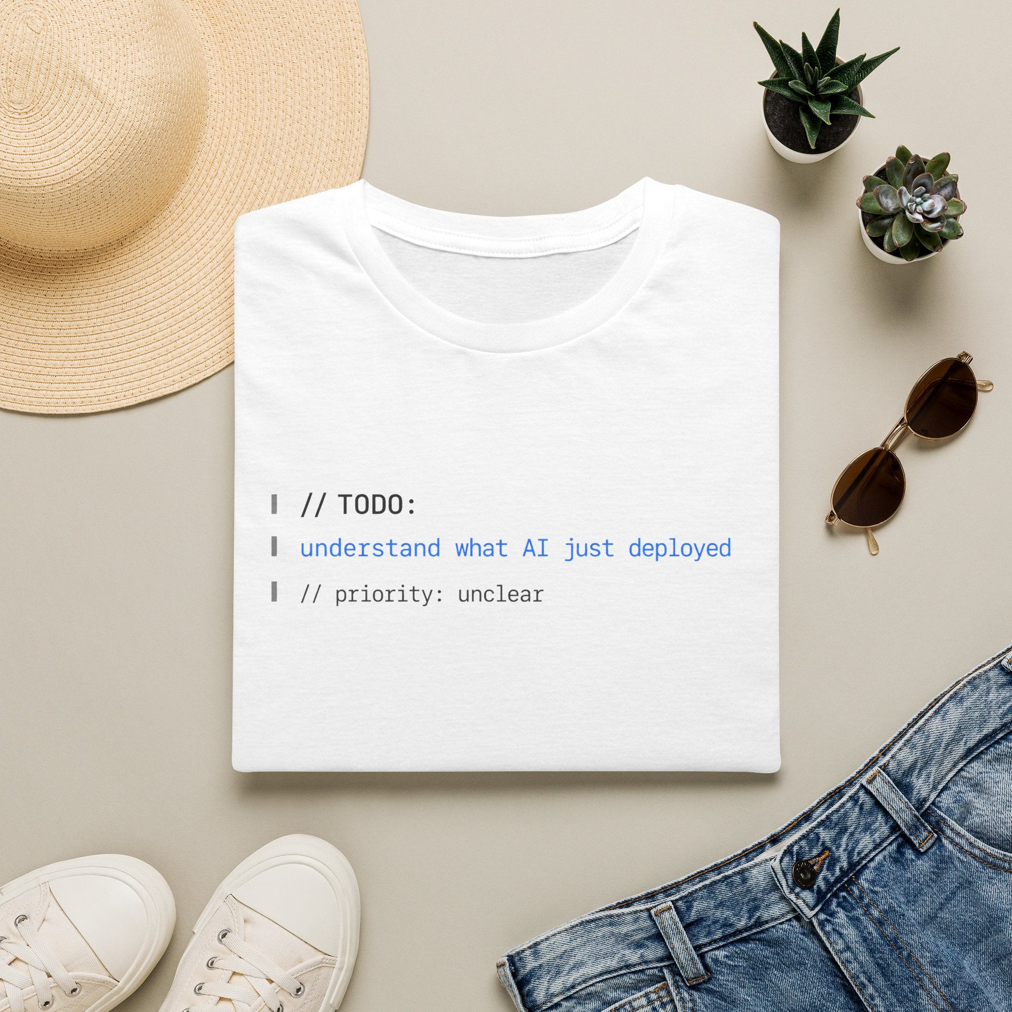 TODO - understand what AI just deployed T-Shirt