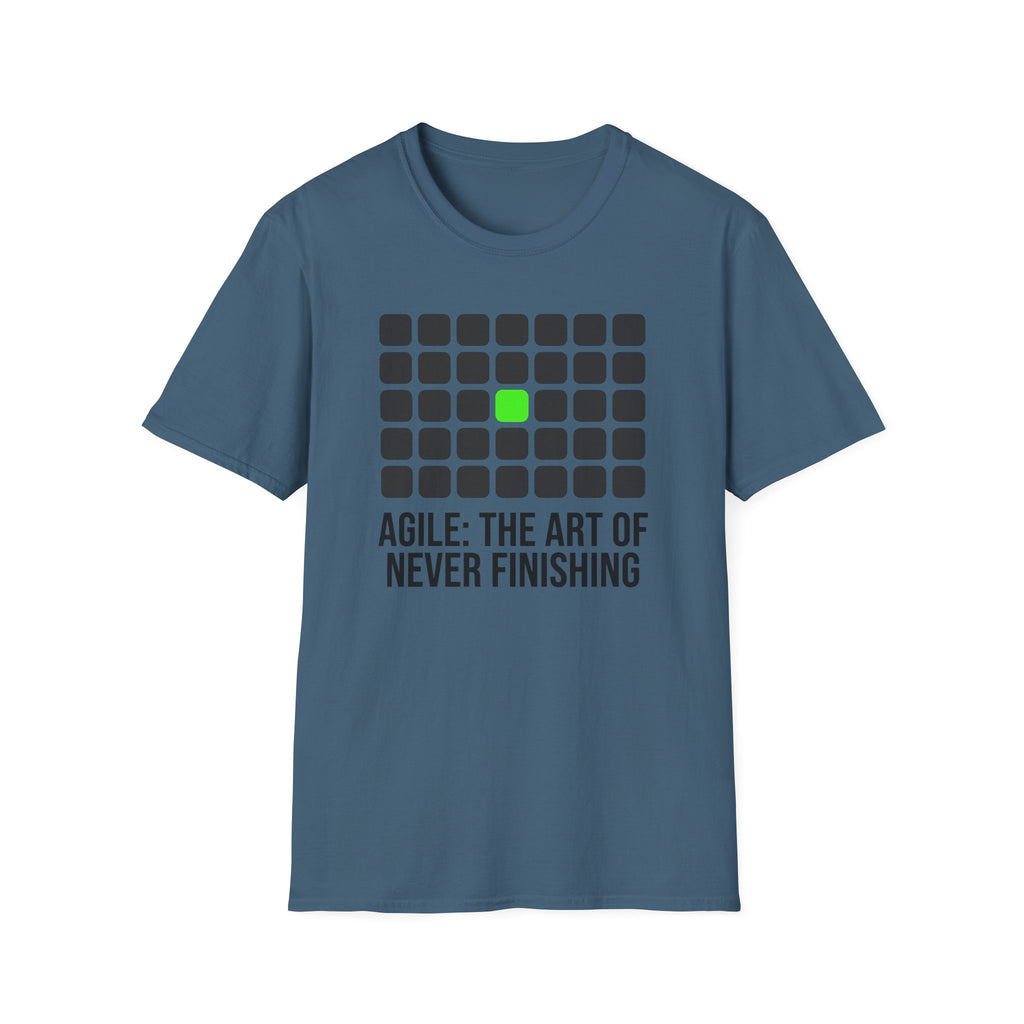 Agile - The art of never finishing T-Shirt