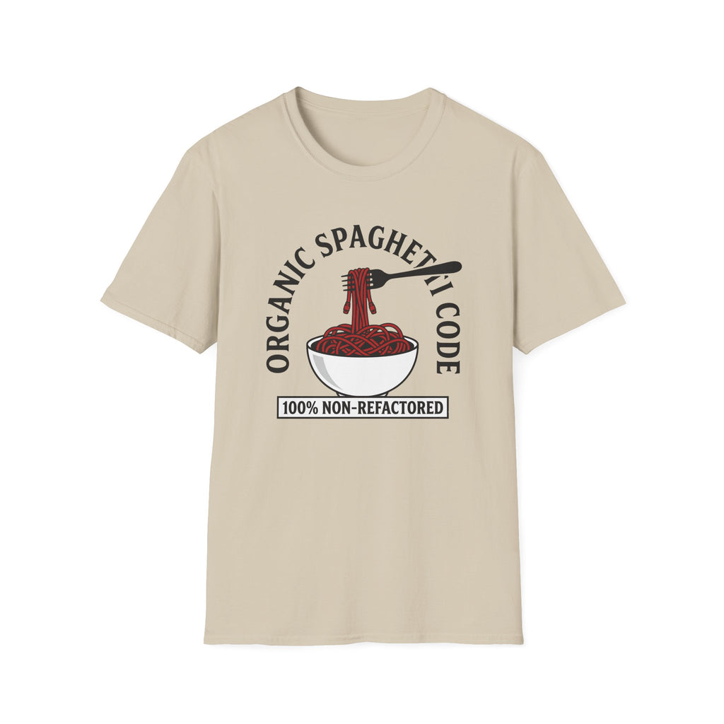 Organic Spaghetti Code 100% Non-Refactored T-Shirt
