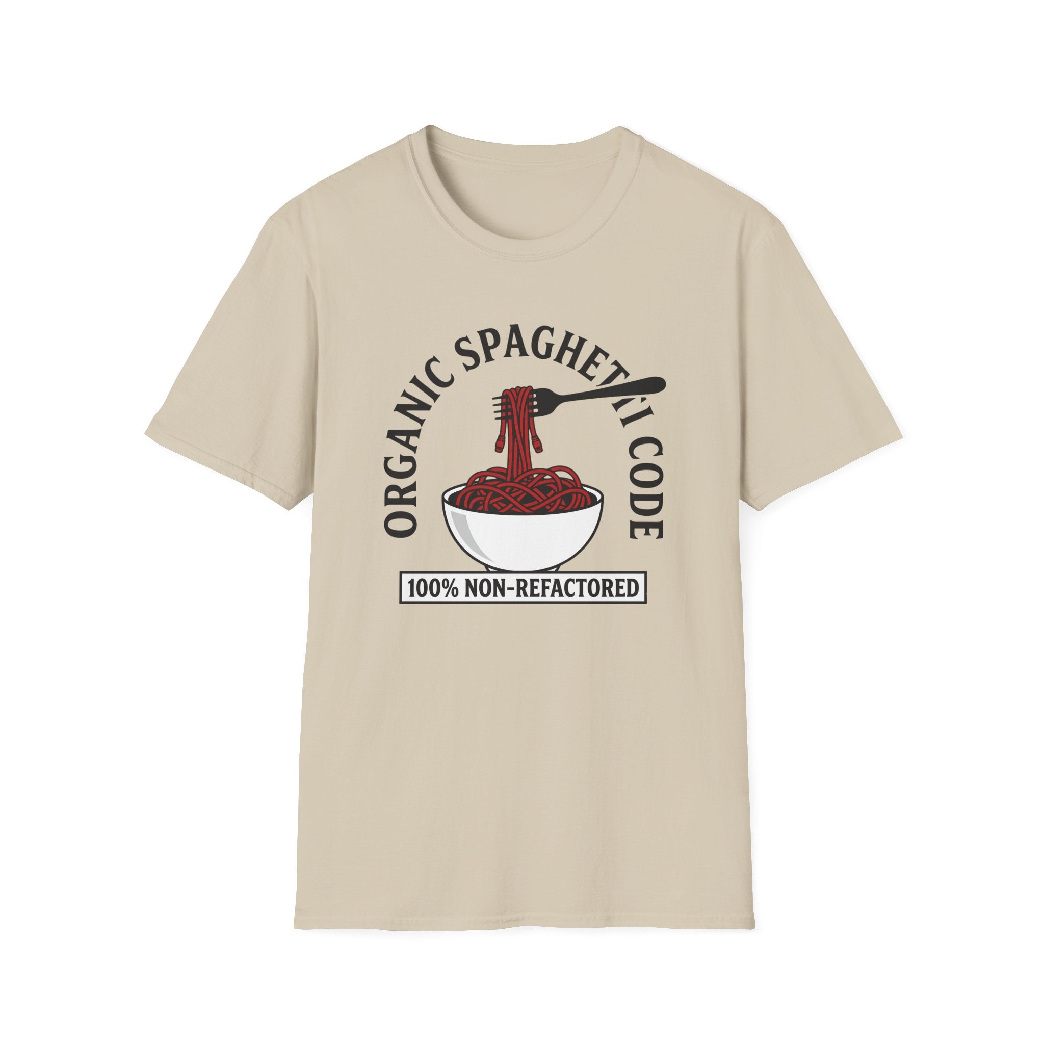 Organic Spaghetti Code 100% Non-Refactored T-Shirt