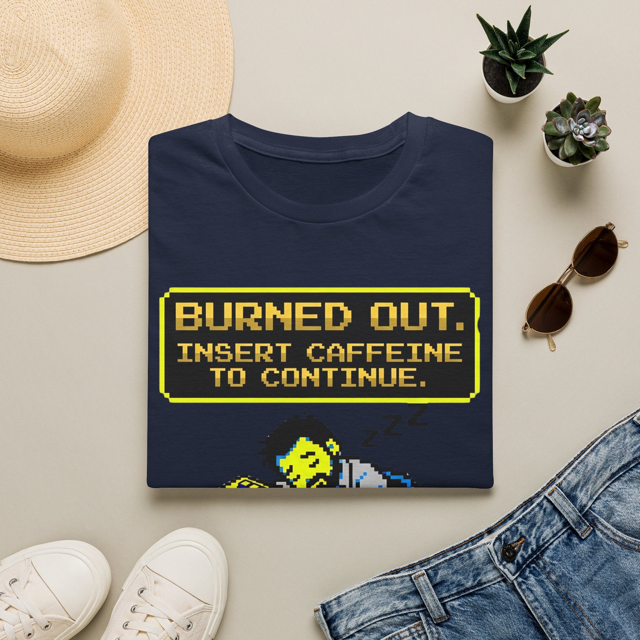 Burn out insert caffeine to continue T-Shirt