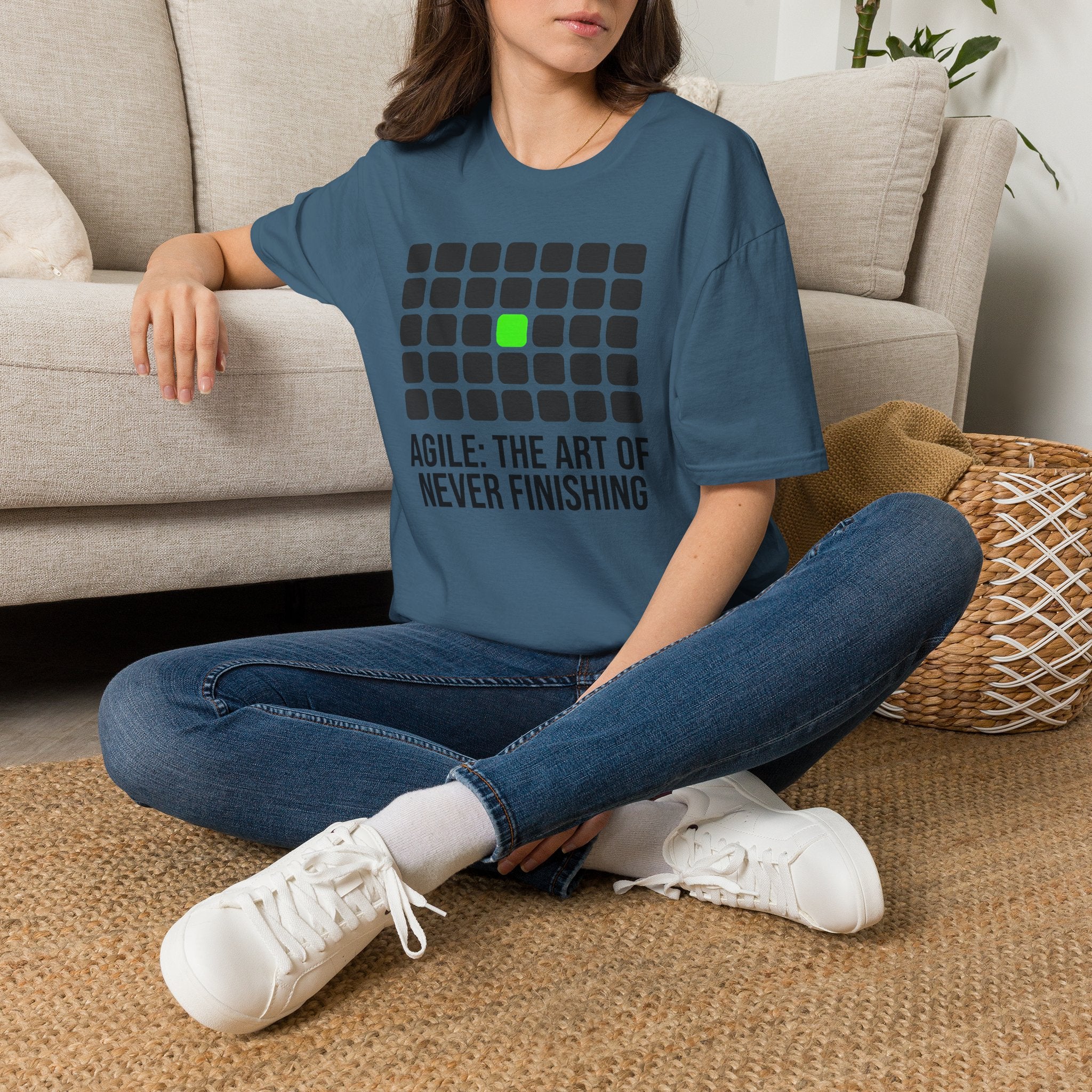 Agile - The art of never finishing T-Shirt