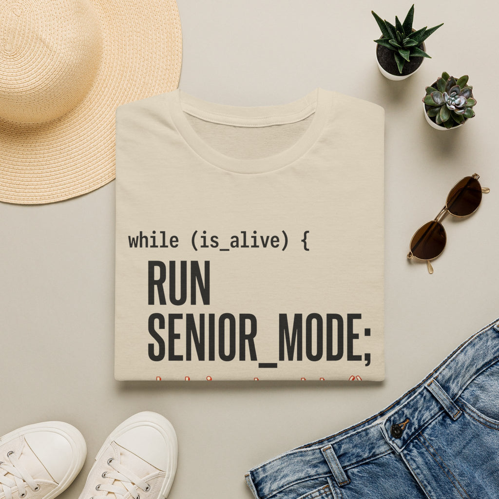 while is alive run senior mode T-Shirt
