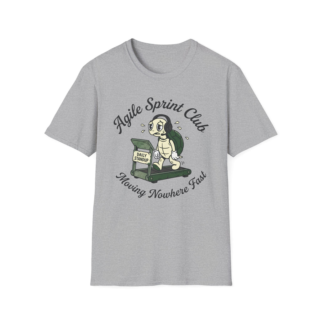 Agile Sprint Club, Moving Nowhere Fast v02 T-Shirt