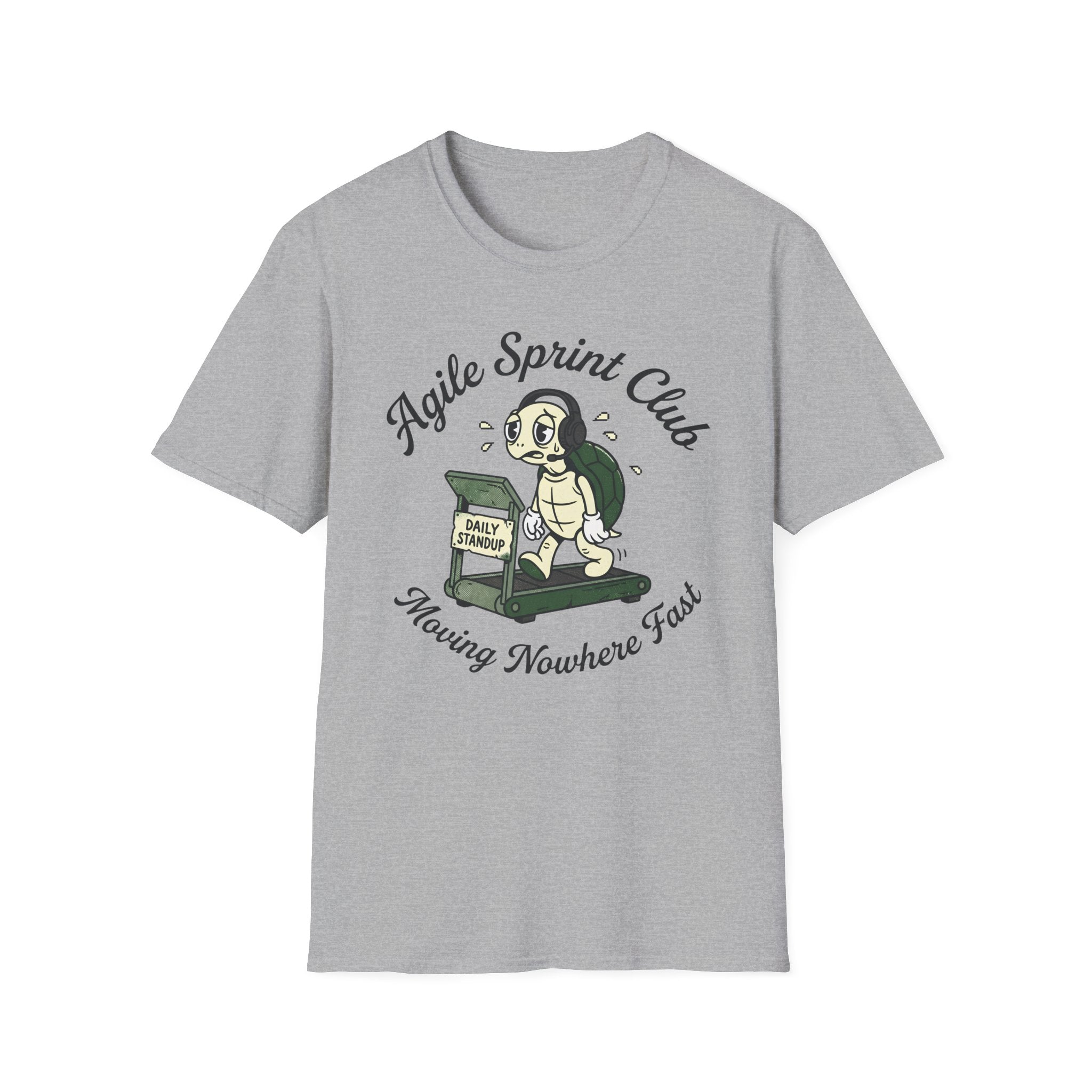 Agile Sprint Club, Moving Nowhere Fast v02 T-Shirt