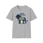Junior developer vs Senior architect T-Shirt