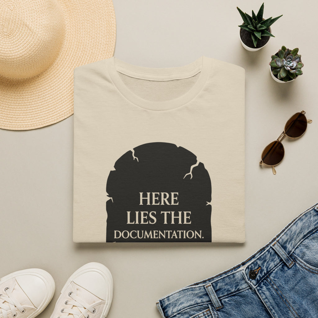 Here lies the documentation T-Shirt