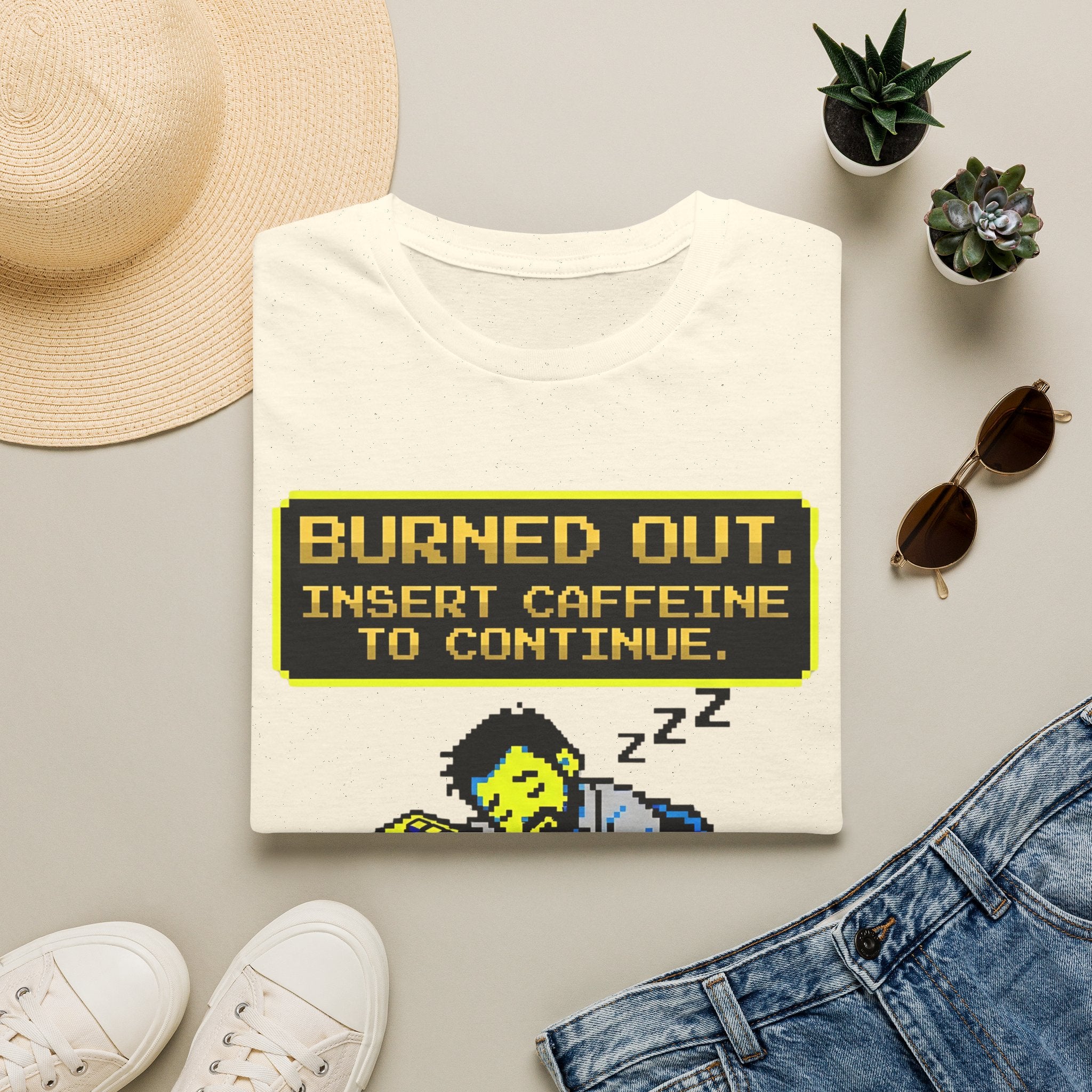 Burn out insert caffeine to continue T-Shirt