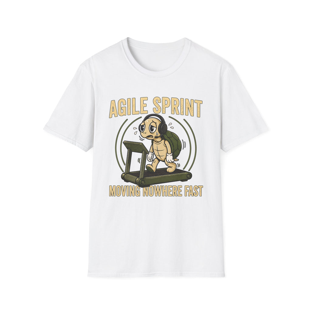 Agile Sprint Club, Moving Nowhere Fast v03 T-Shirt