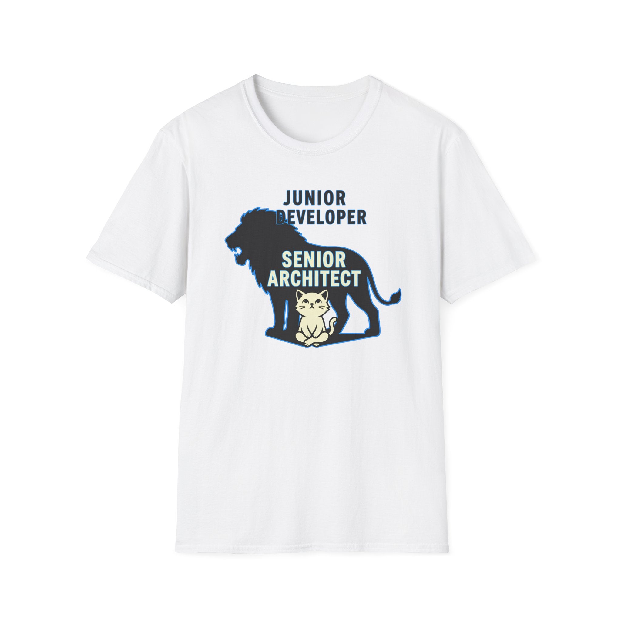 Junior developer vs Senior architect T-Shirt