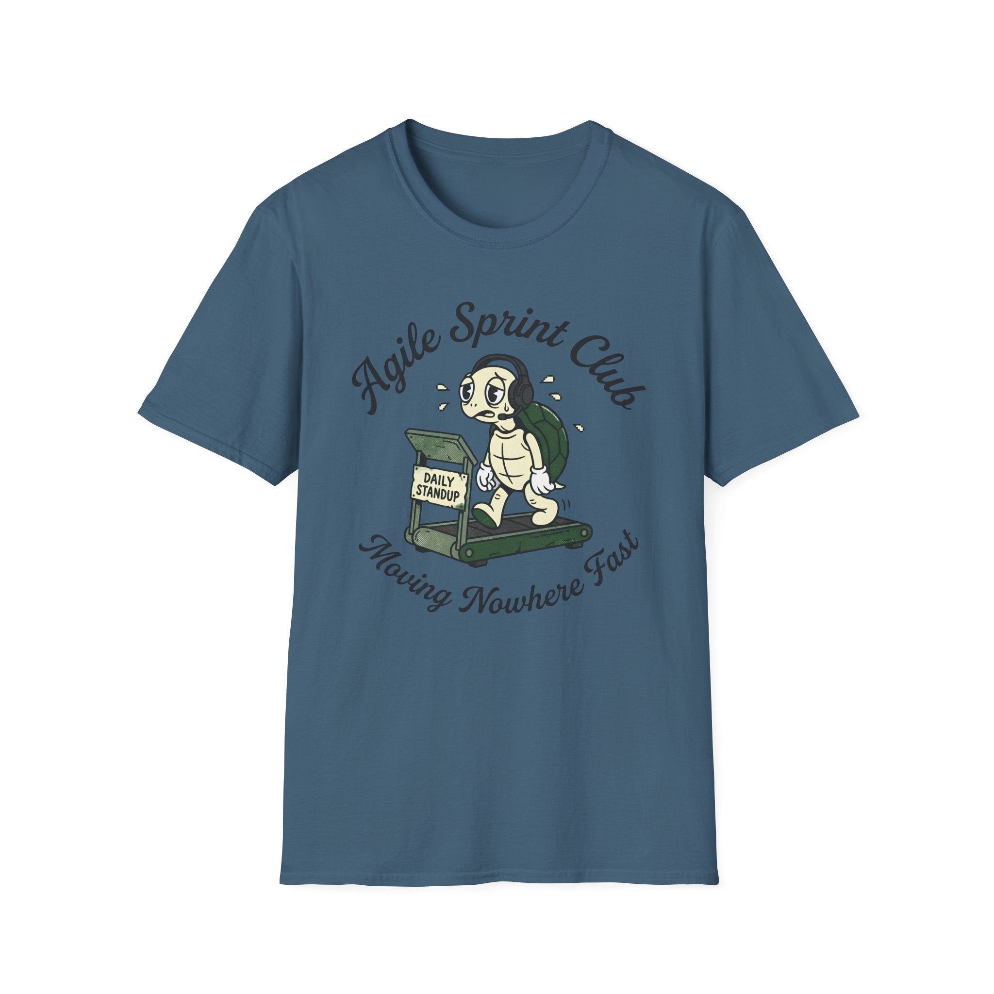 Agile Sprint Club, Moving Nowhere Fast v02 T-Shirt