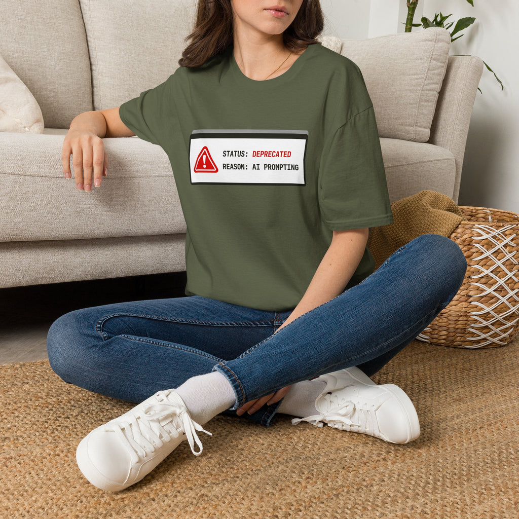 Deprecated Reason AI Prompting T-Shirt