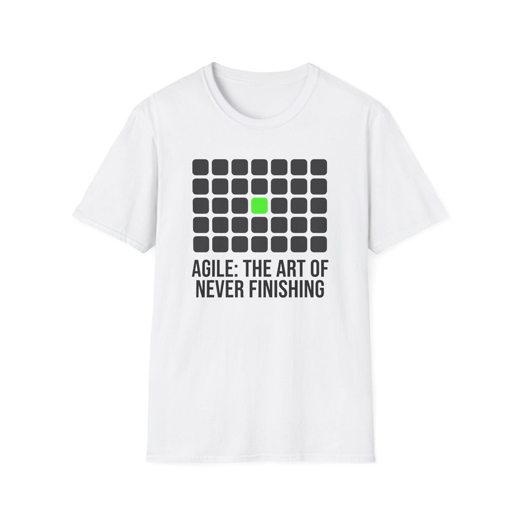 Agile - The art of never finishing T-Shirt