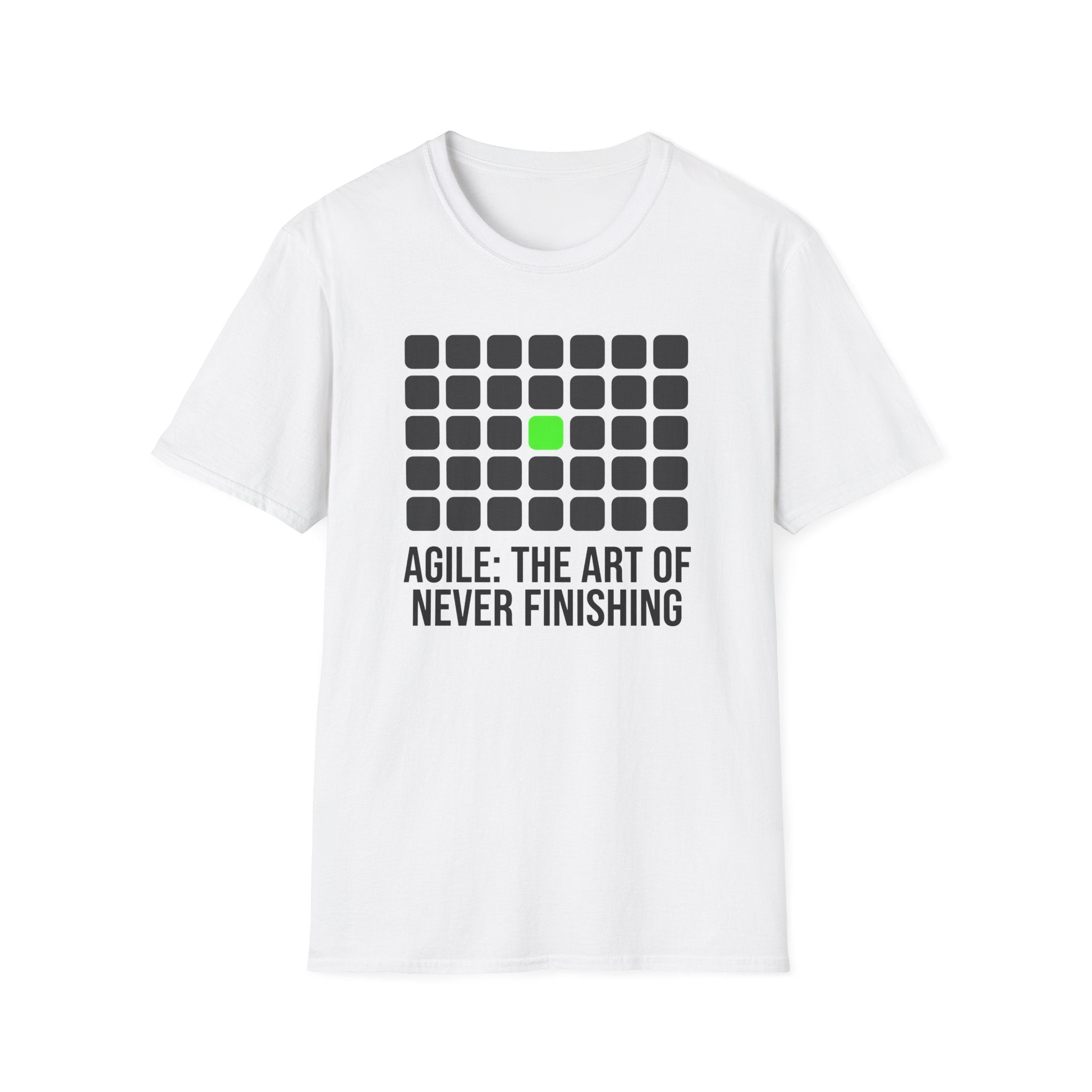 Agile - The art of never finishing T-Shirt