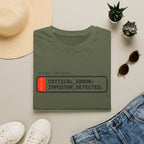 Critical Error Impostor detected T-Shirt