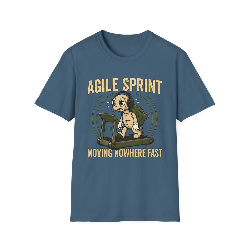 Agile Sprint Club, Moving Nowhere Fast v03 T-Shirt
