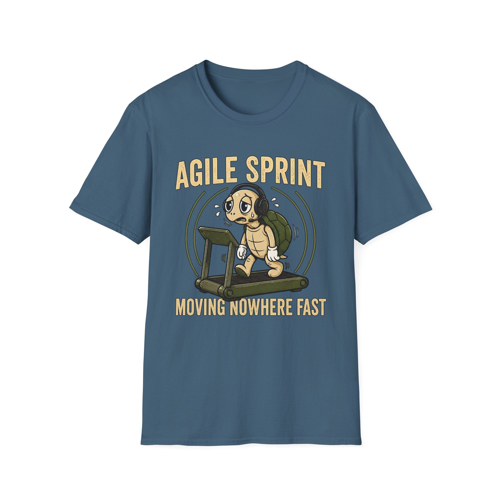 Agile Sprint Club, Moving Nowhere Fast v03 T-Shirt