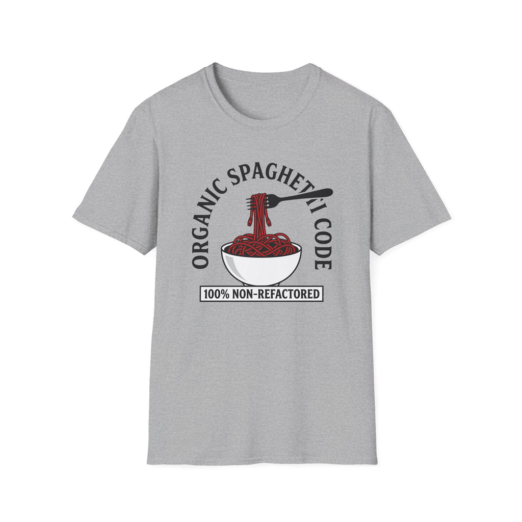 Organic Spaghetti Code 100% Non-Refactored T-Shirt