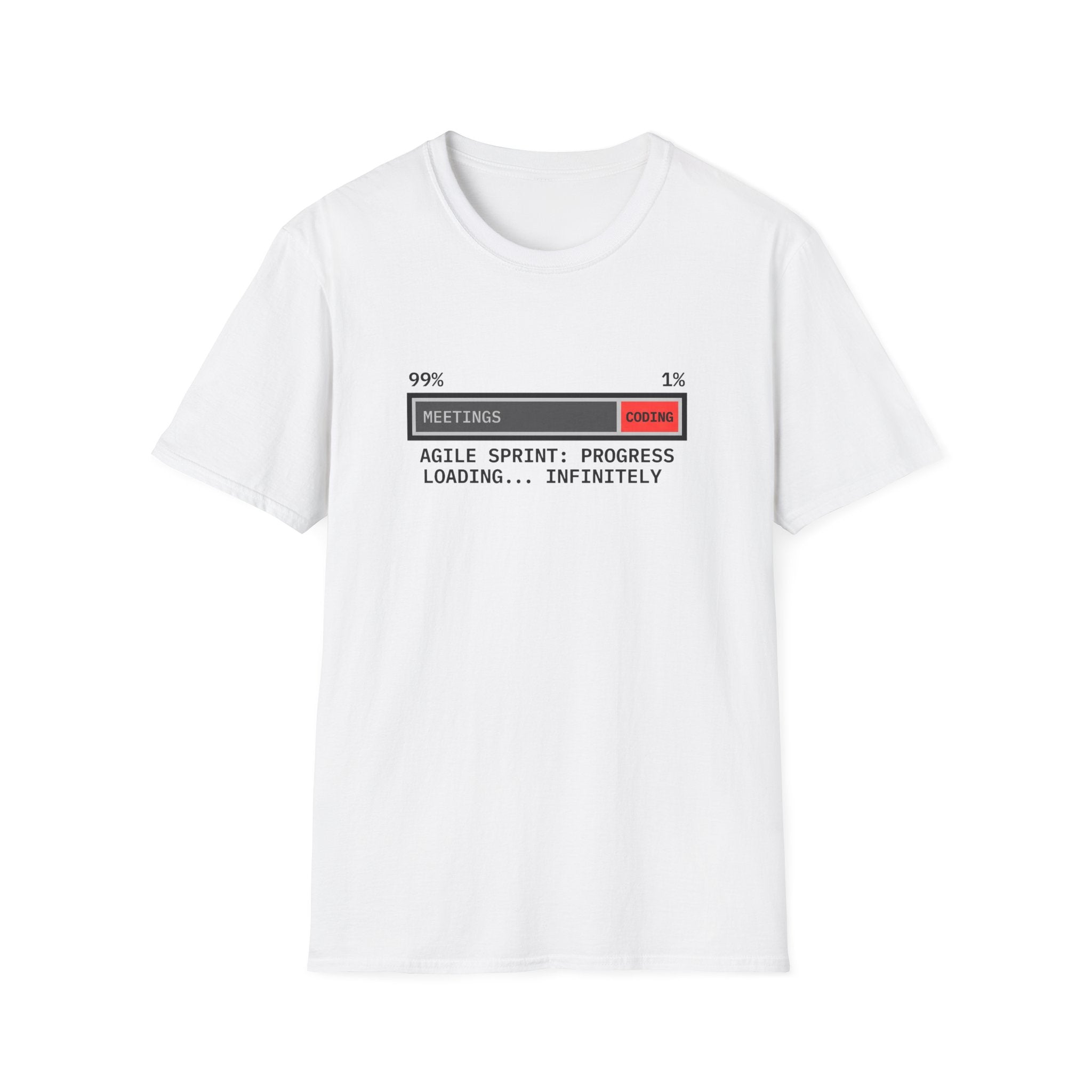 Agile Sprint Progress, Loading Infinitely T-Shirt