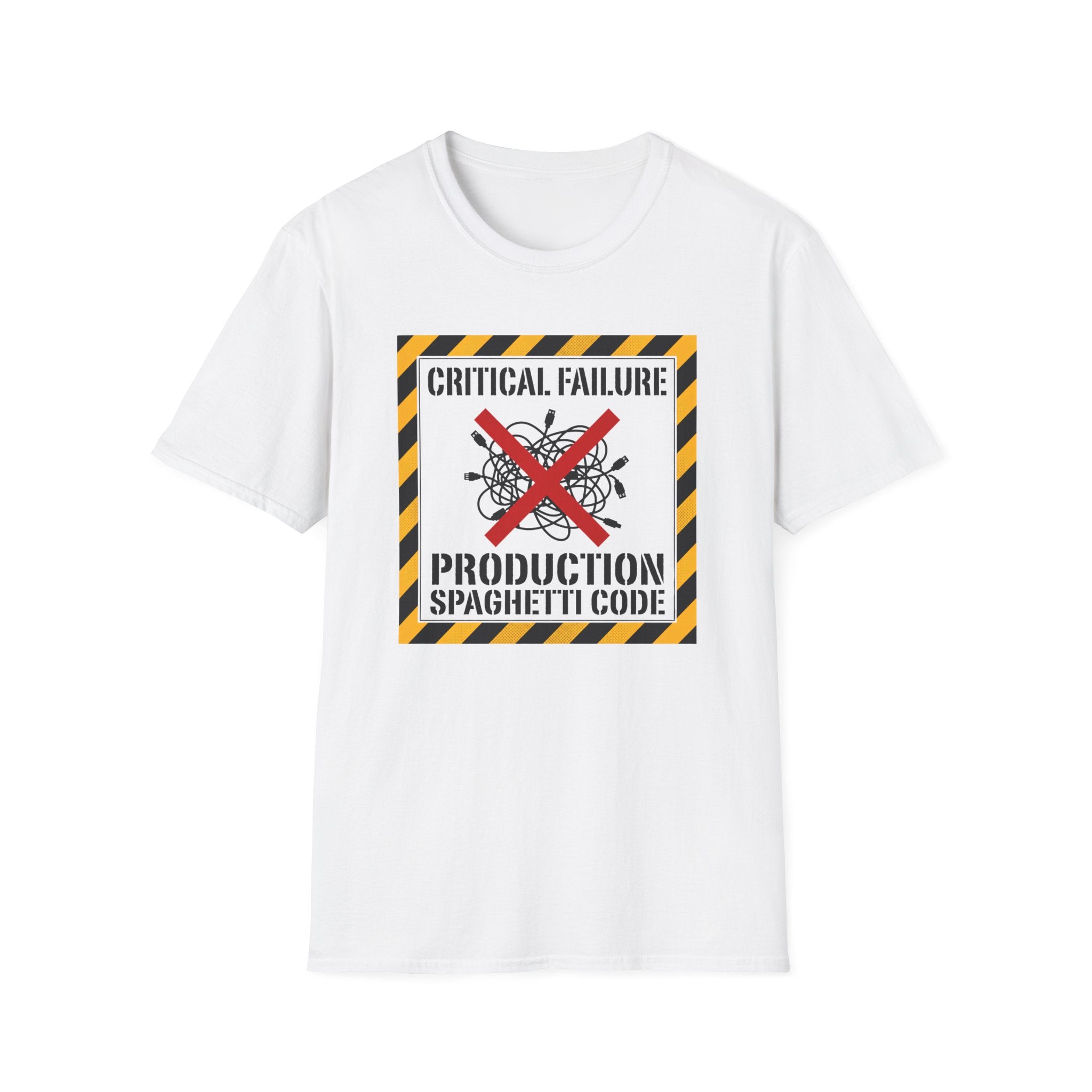 Critical Failure Production Spaghetti Code T-Shirt