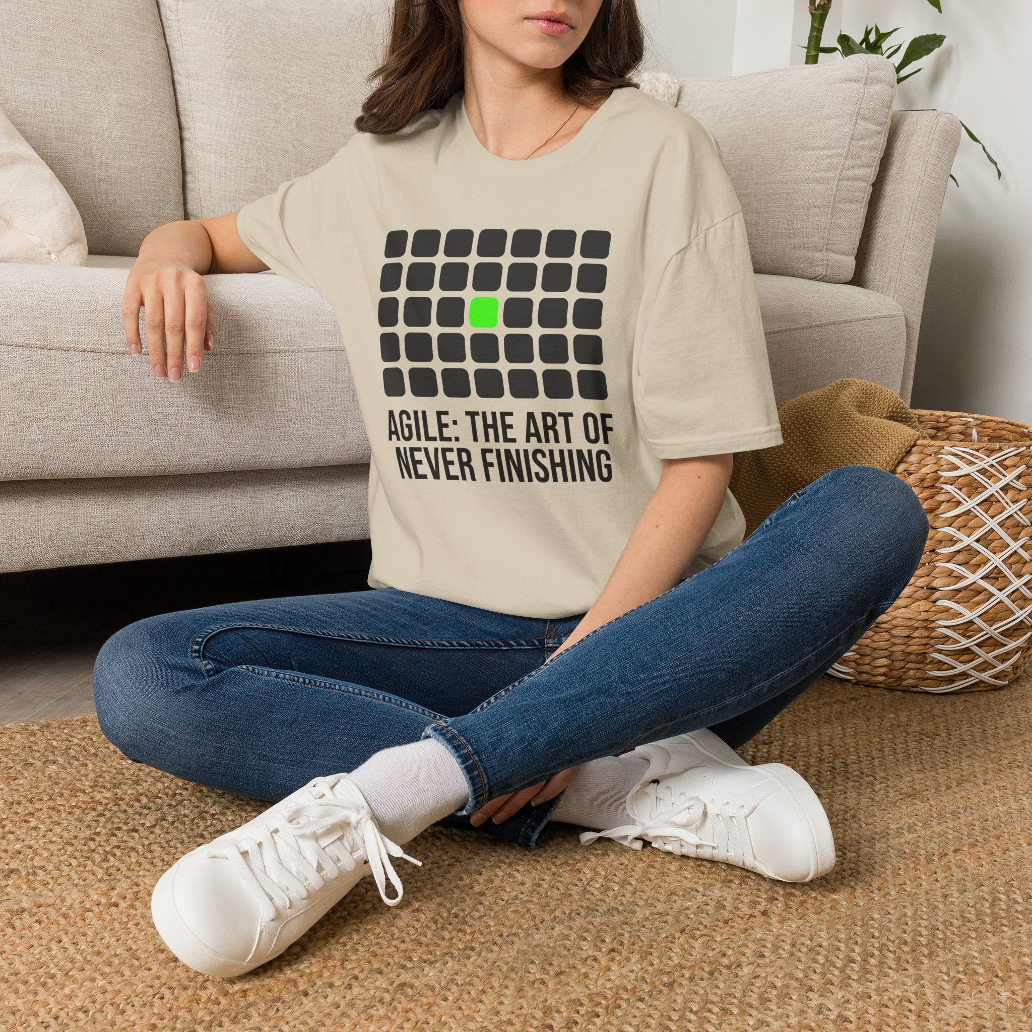 Agile - The art of never finishing T-Shirt