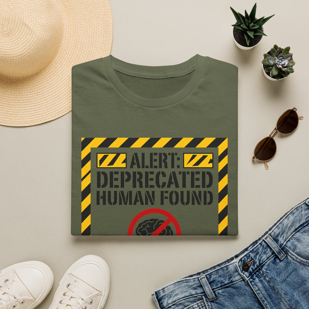 Alert deprecated human found T-Shirt