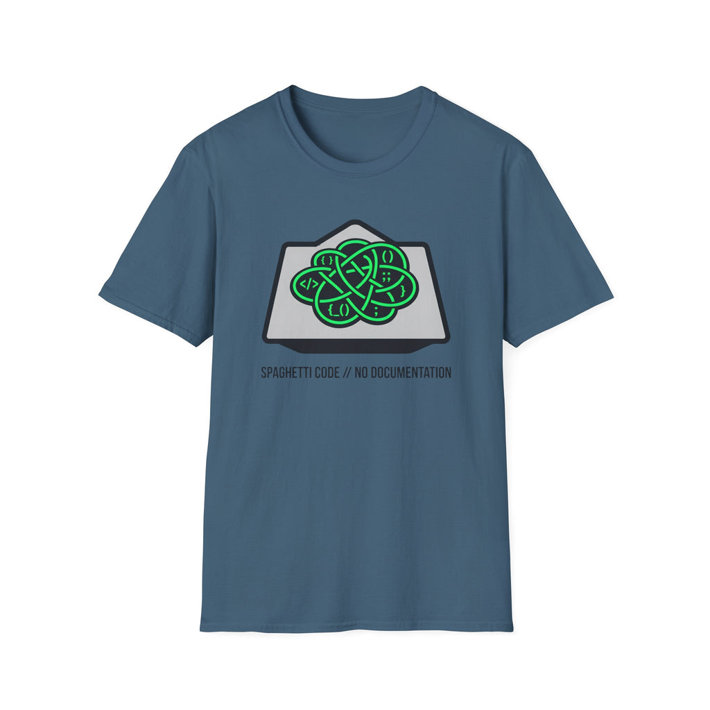 Spaghetti Code No Documentation T-Shirt
