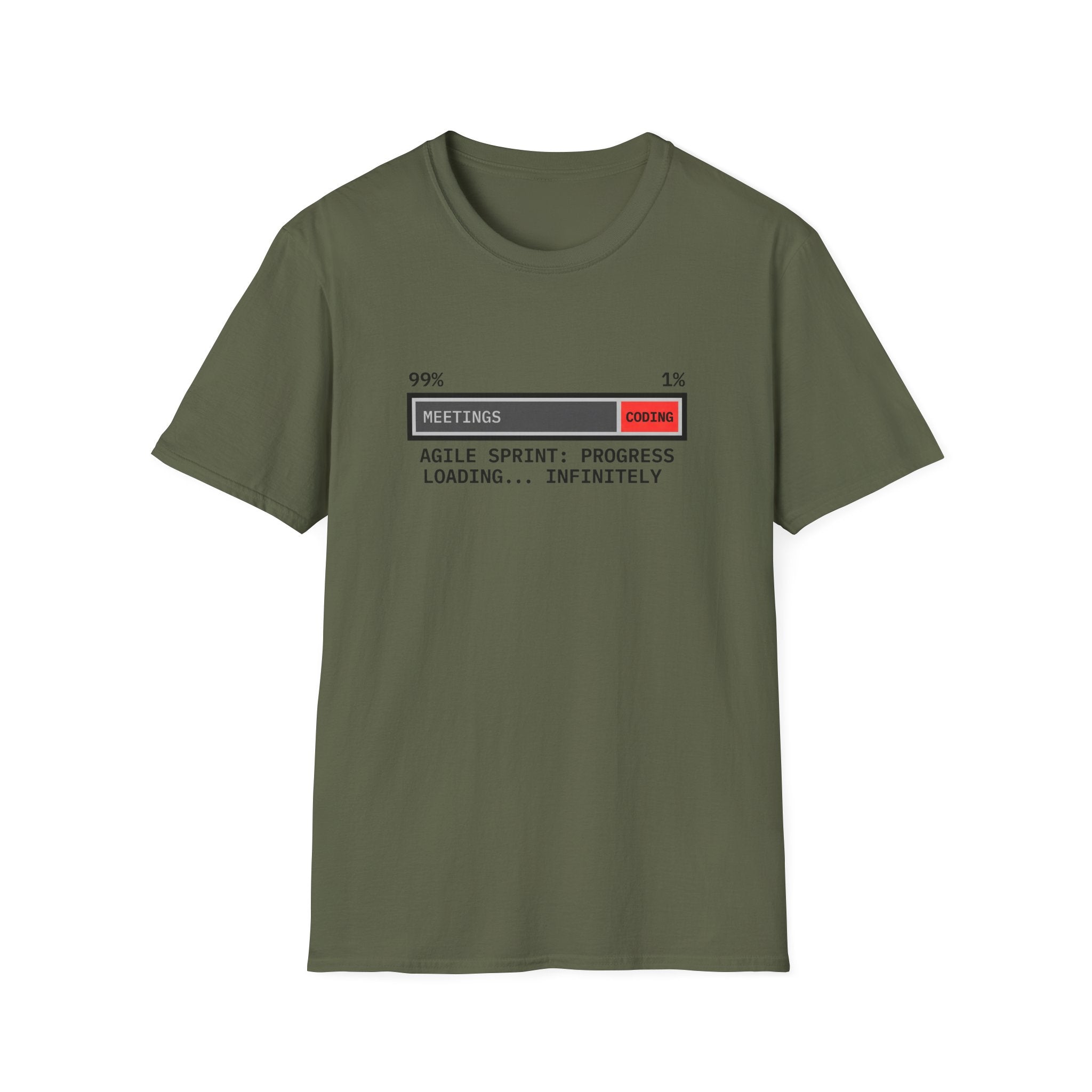 Agile Sprint Progress, Loading Infinitely T-Shirt