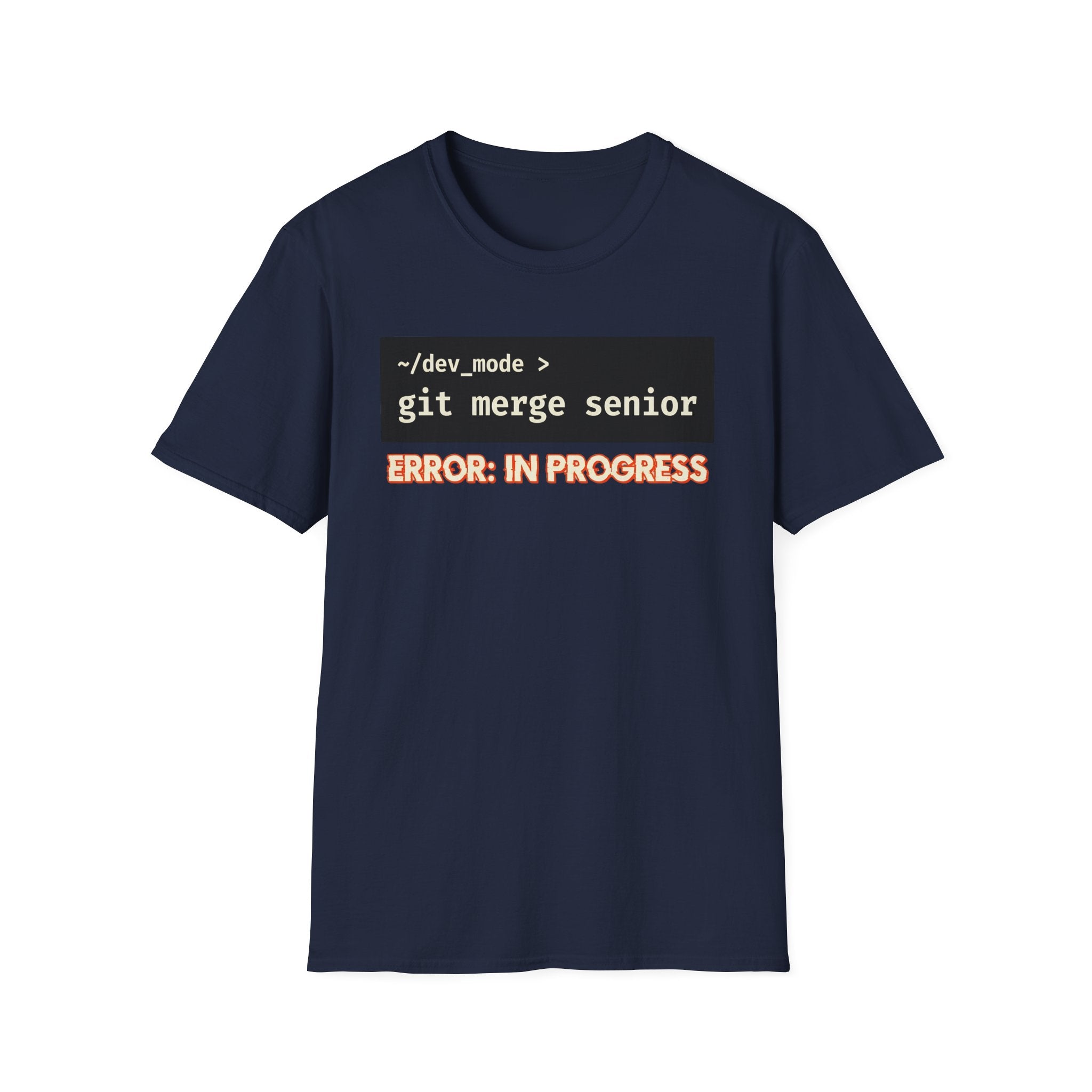 git merge senior - error in progress T-Shirt