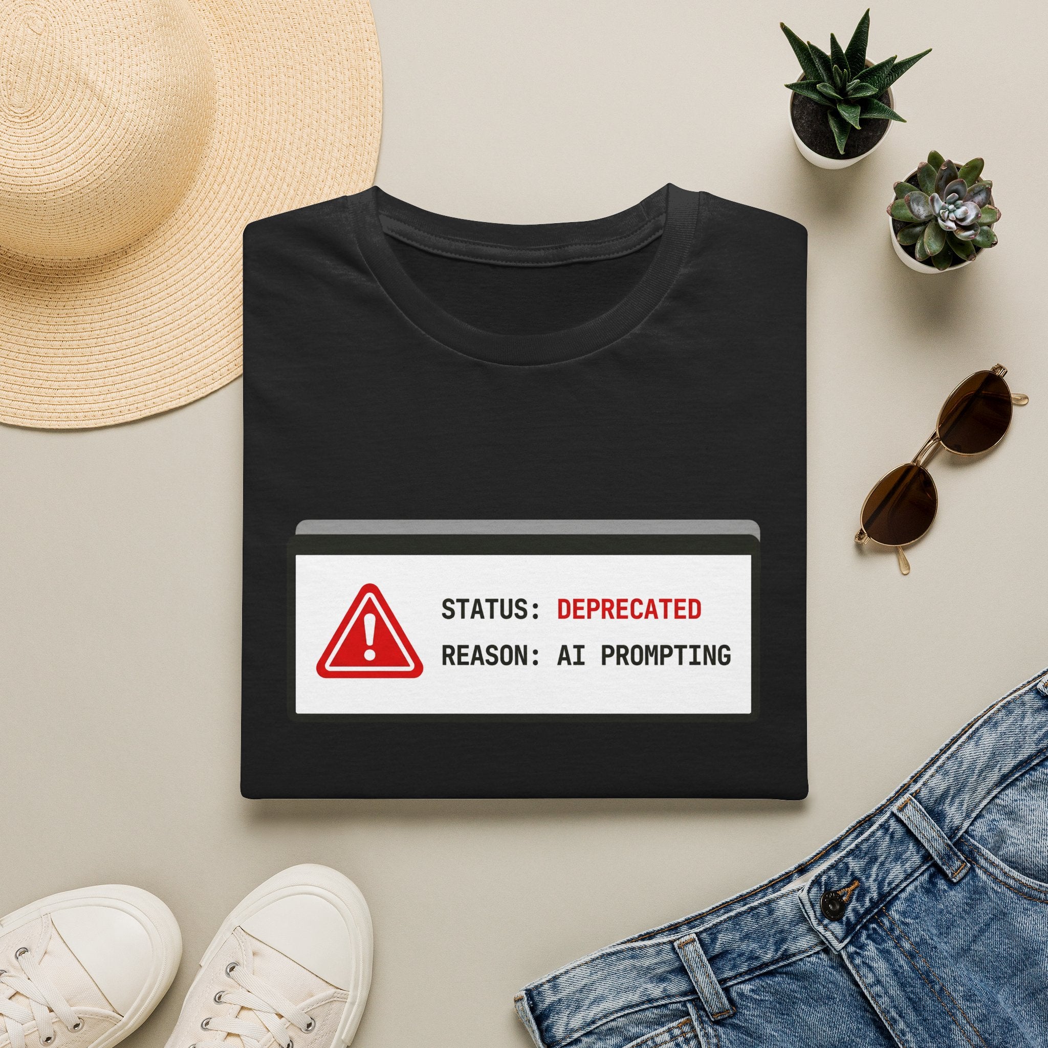 Deprecated Reason AI Prompting T-Shirt