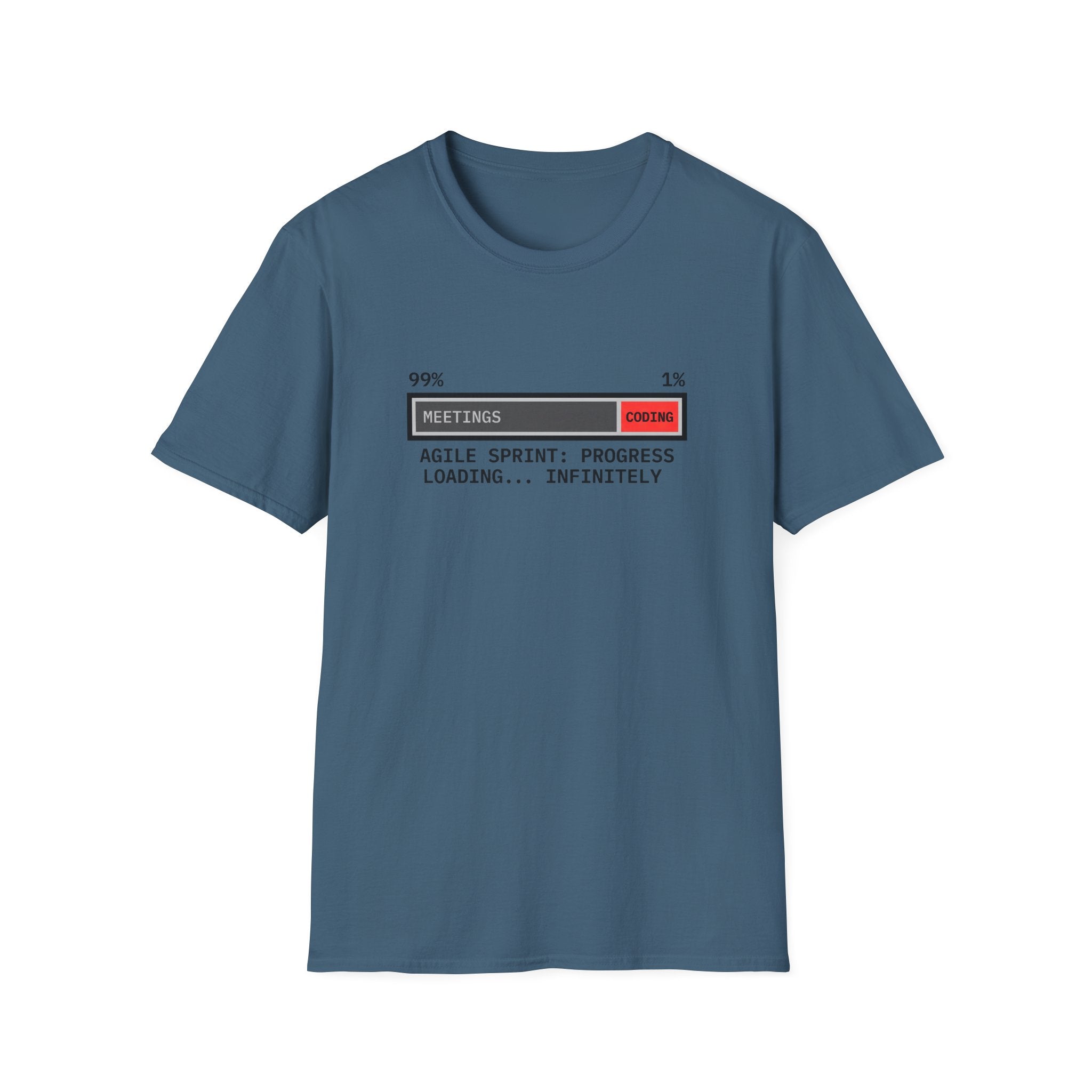 Agile Sprint Progress, Loading Infinitely T-Shirt