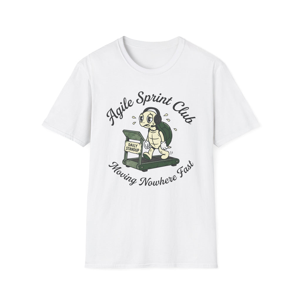 Agile Sprint Club, Moving Nowhere Fast v02 T-Shirt