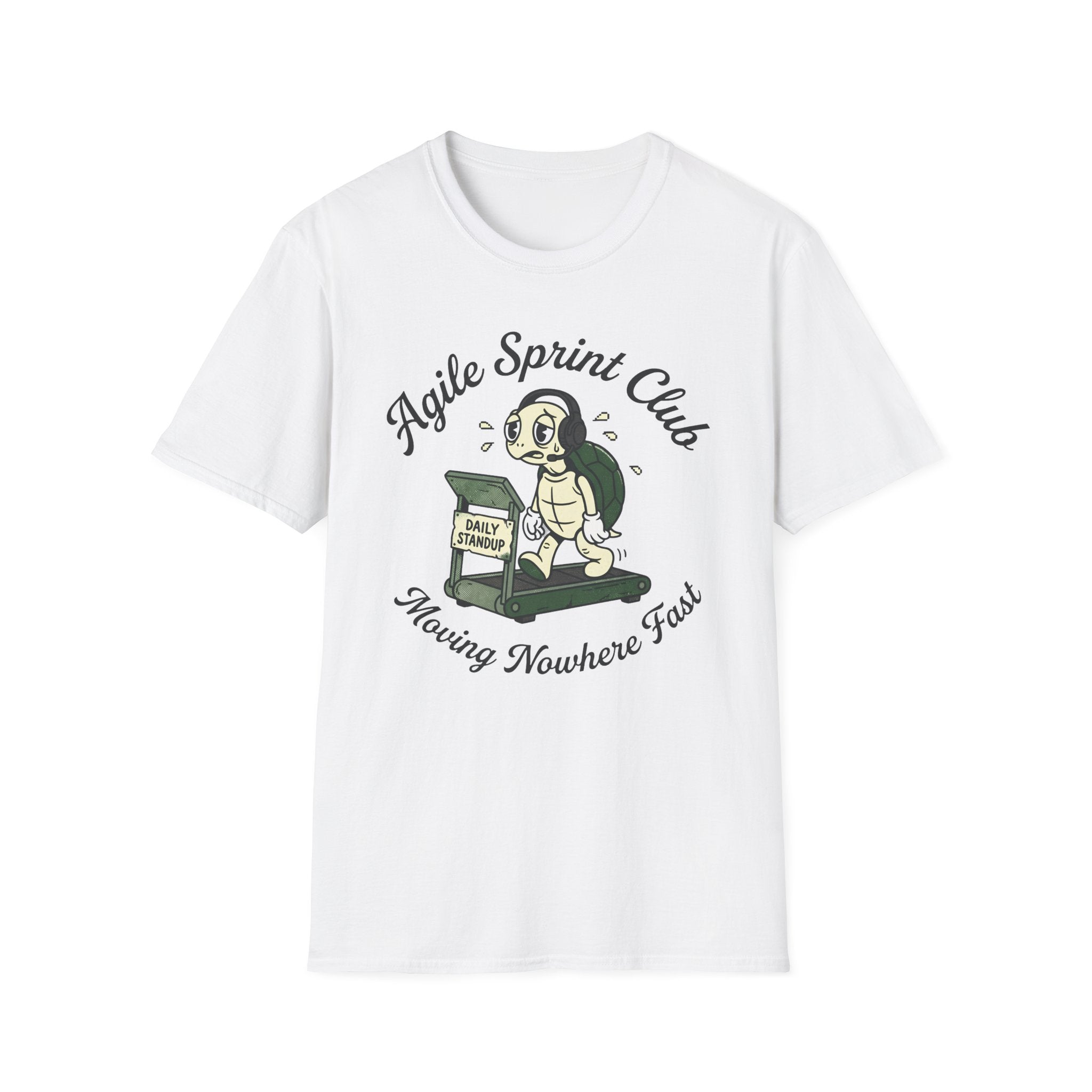 Agile Sprint Club, Moving Nowhere Fast v02 T-Shirt