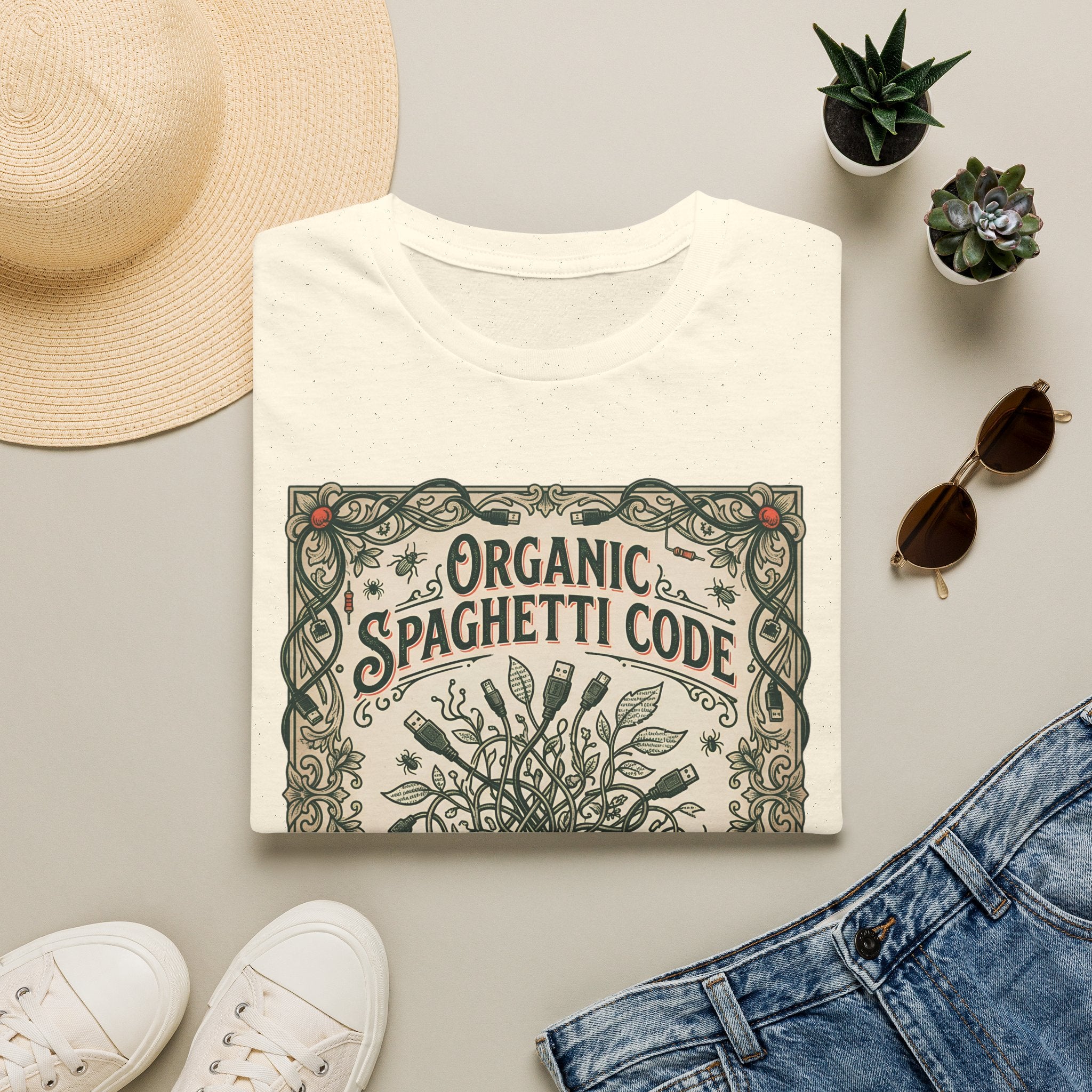 organic spaghetti code T-Shirt