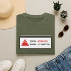 Deprecated Reason AI Prompting T-Shirt