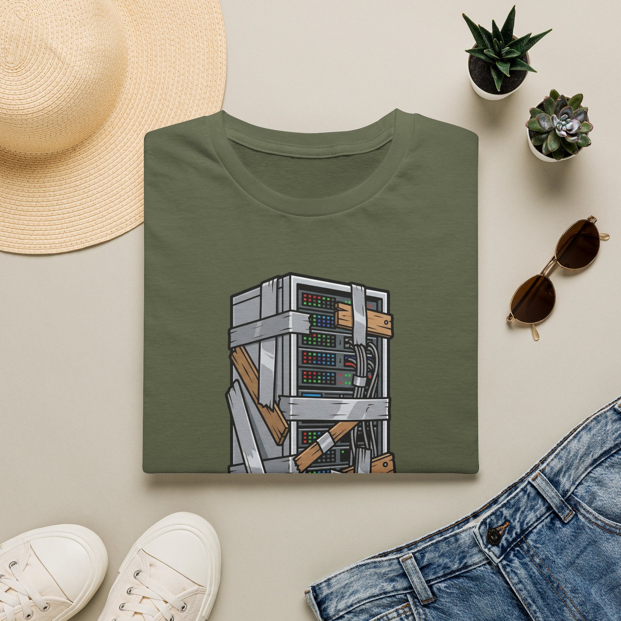 Held together by hope and technical debt T-Shirt