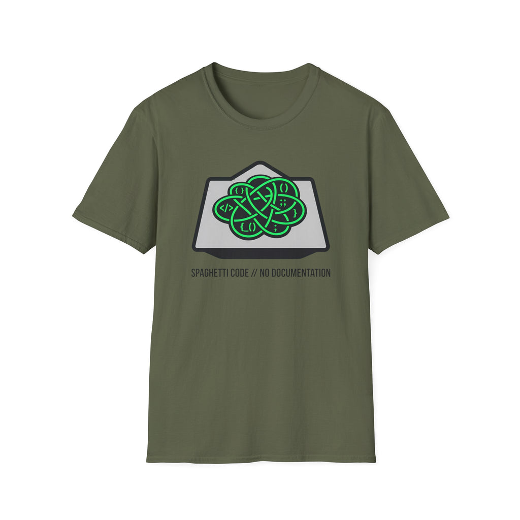 Spaghetti Code No Documentation T-Shirt